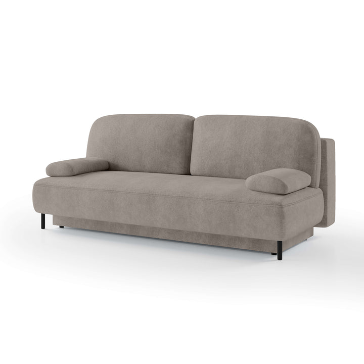 Sofa z Funkcją Spania Tola Popielista Zasłona