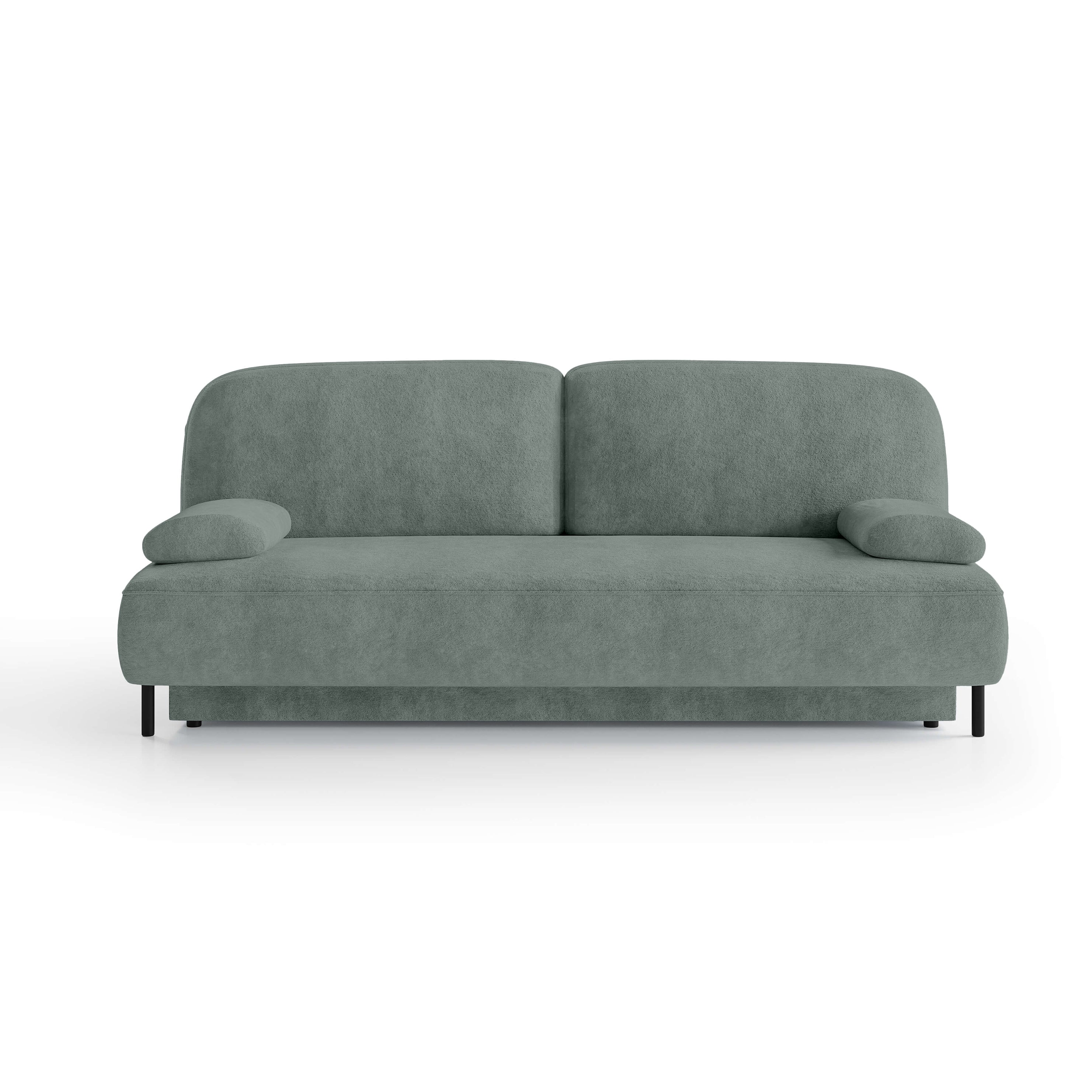 Sofa 2-osobowa z funkcją spania 140x200 z pojemnikiem w stylu nowoczesnym | Tola