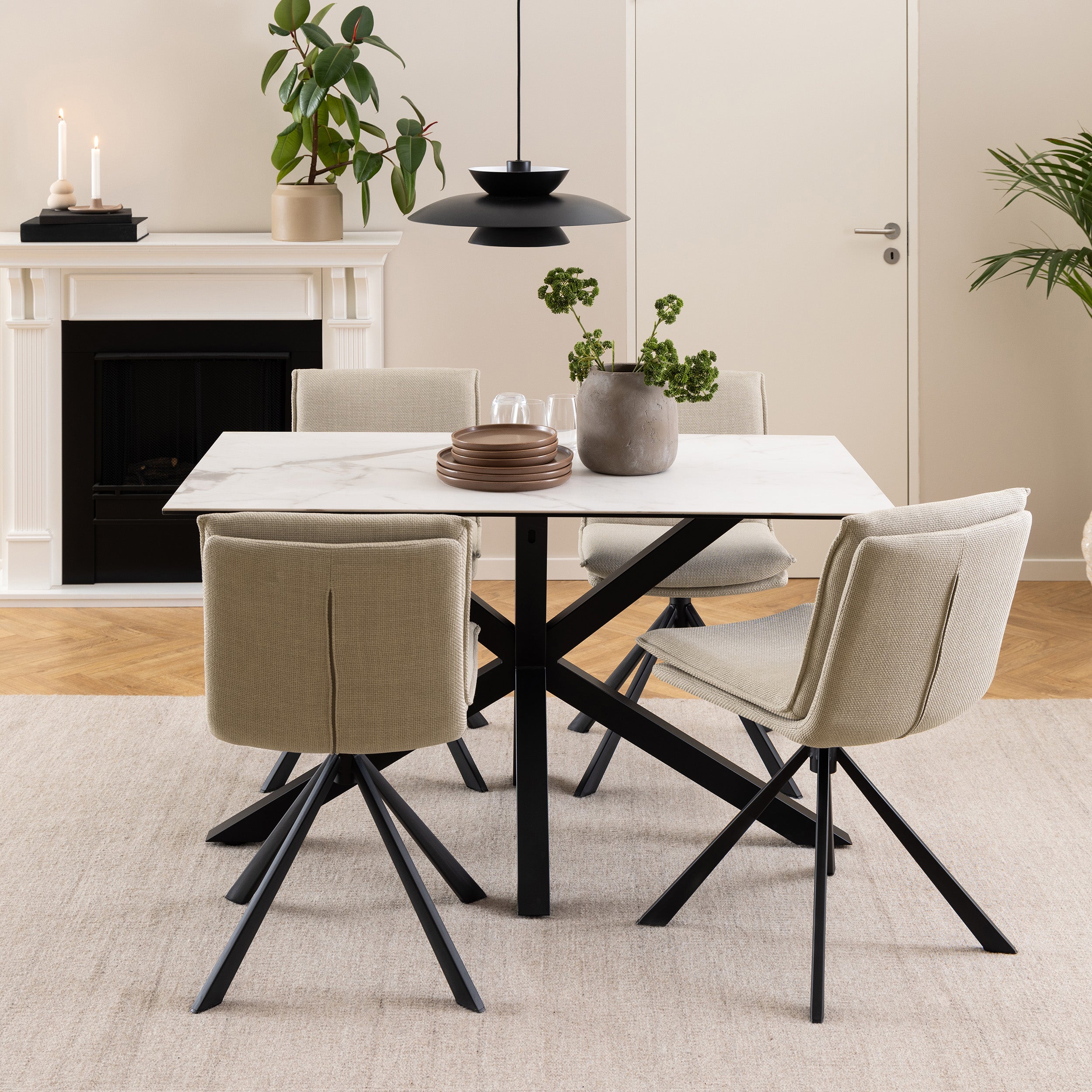 Stół do jadalni 135x80 w stylu nowoczesnym | Oryss