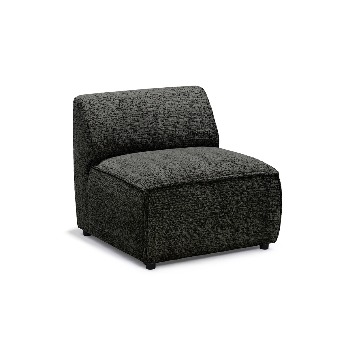 Sofa Modułowa BRICK Moduł S Uniwersalny Bazaltowy Popiół (BELLA 20)