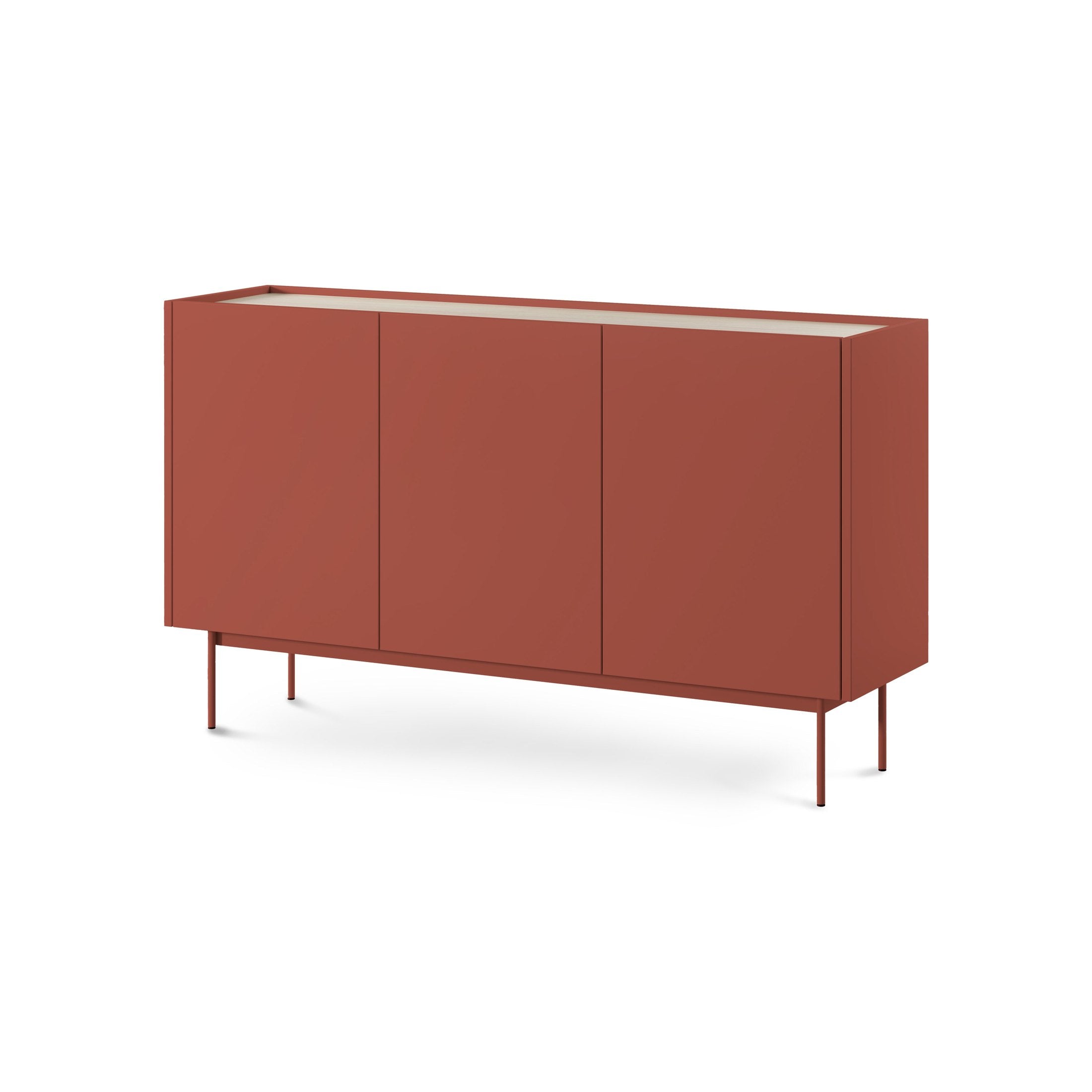 Komoda 144x83 w stylu nowoczesnym | Bema Ceramic Red