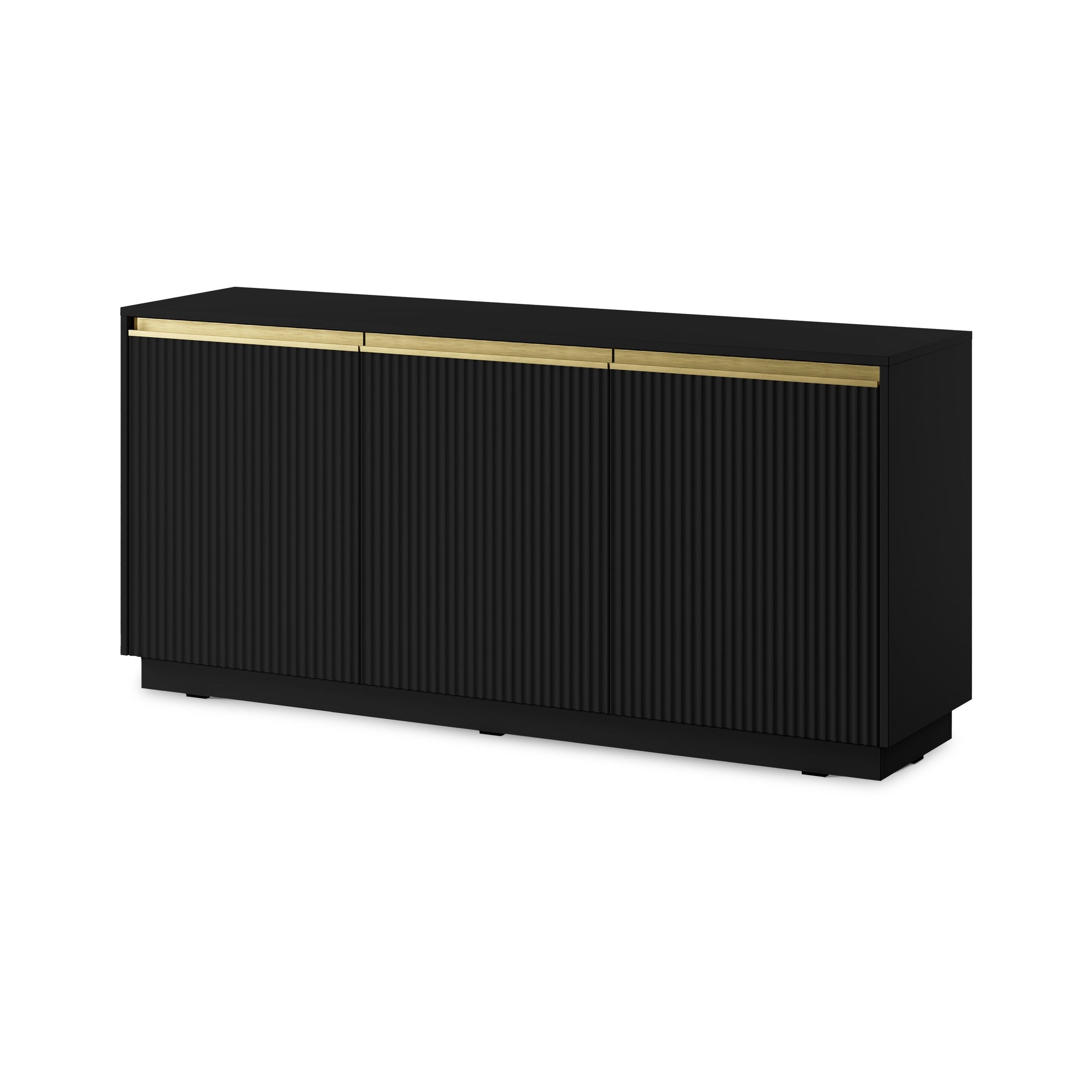 Komoda 154x72 w stylu nowoczesnym | Westa Czarny