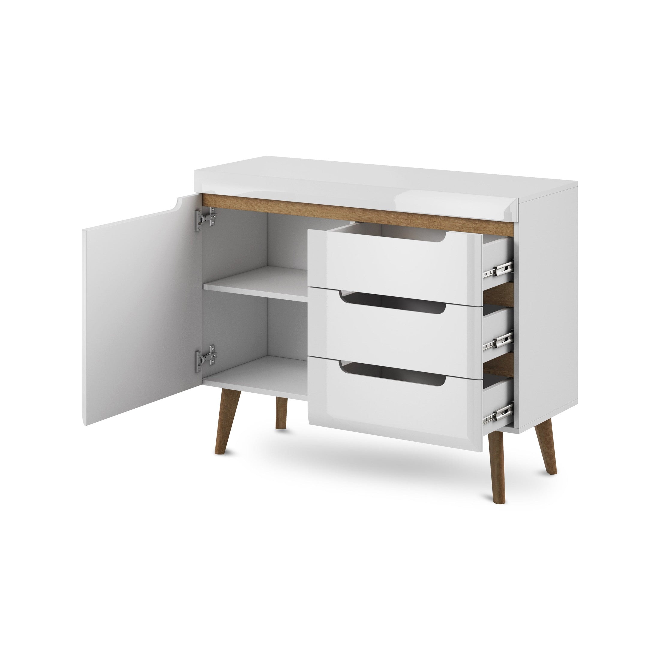 Komoda 107x83 w stylu skandynawskim | Trava