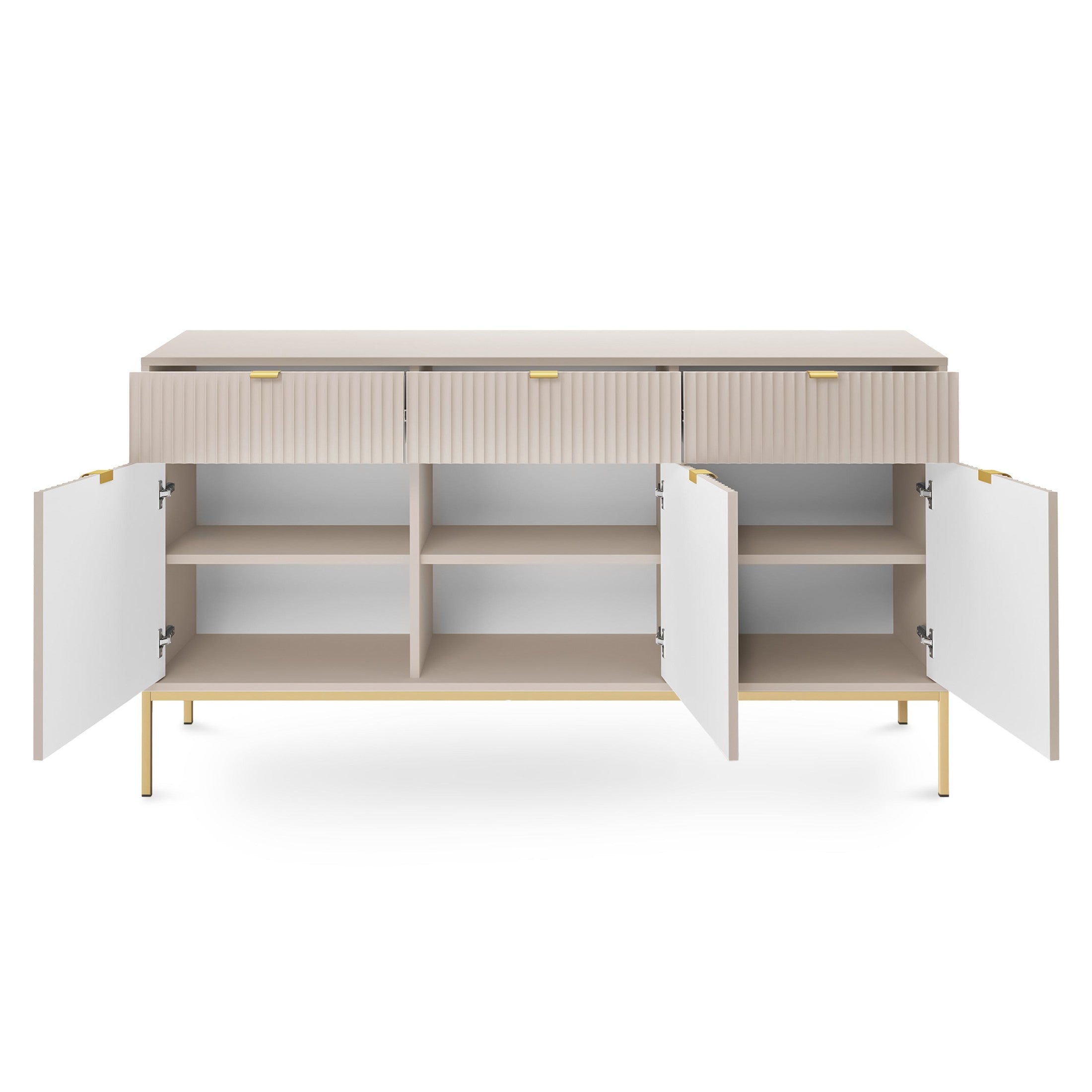 Komoda 154x83 w stylu glamour | Roza