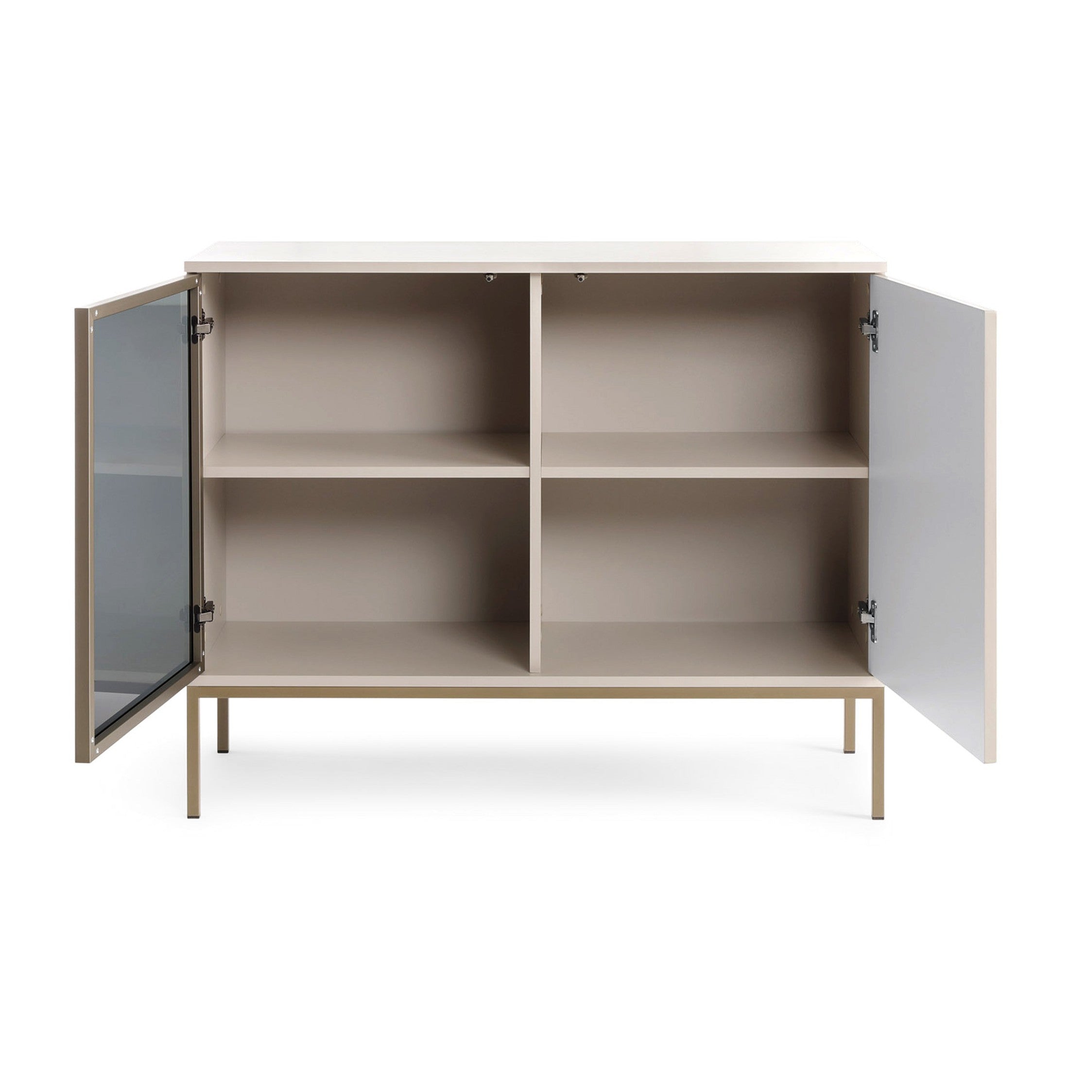 Komoda z drzwiami 104x83 w stylu loft | Lampy