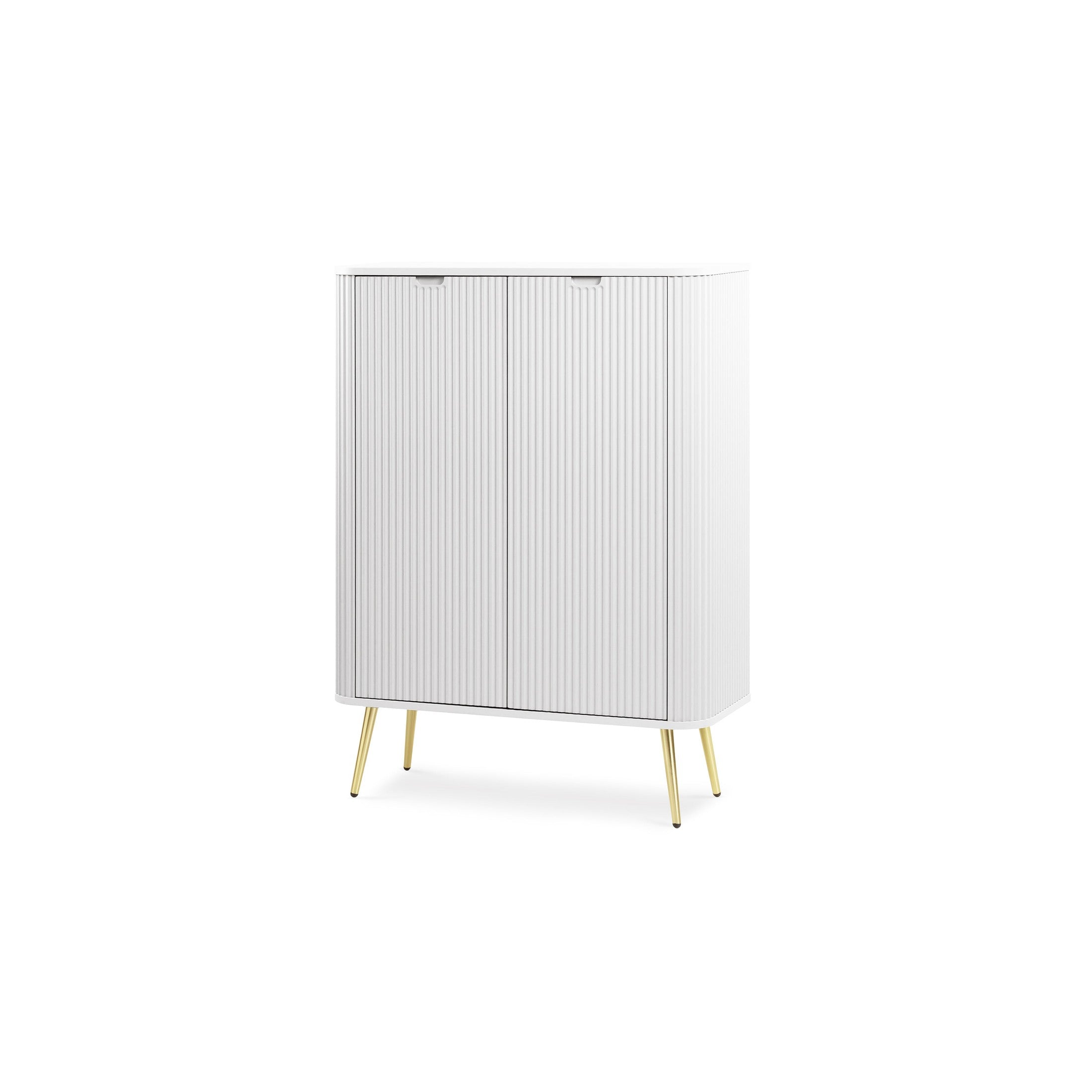 Komoda Eva 103x129 Biały Złoty