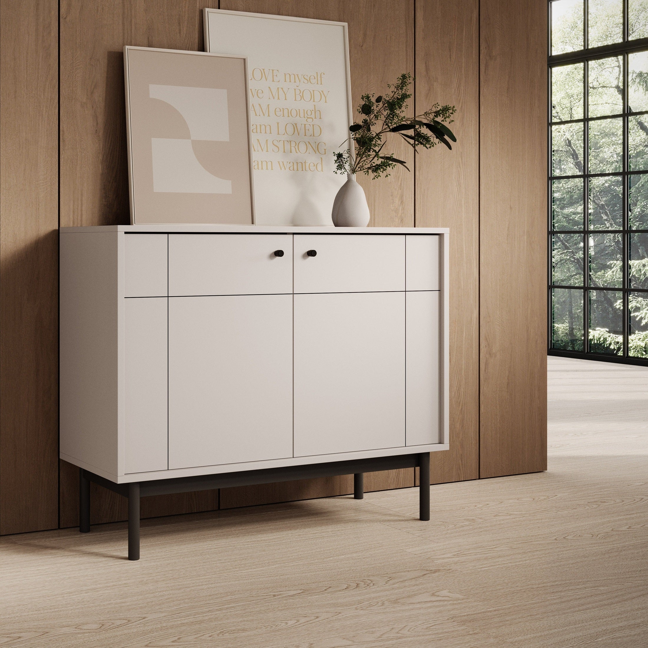 Komoda 104x84 w stylu japandi | Sabi
