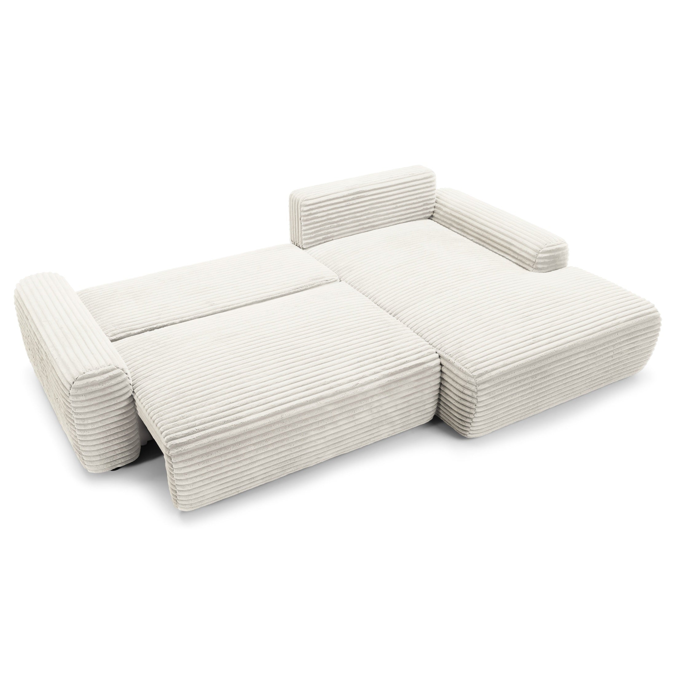 Narożnik z funkcją spania 125x200 z pojemnikiem w stylu nowoczesnym | Dori
