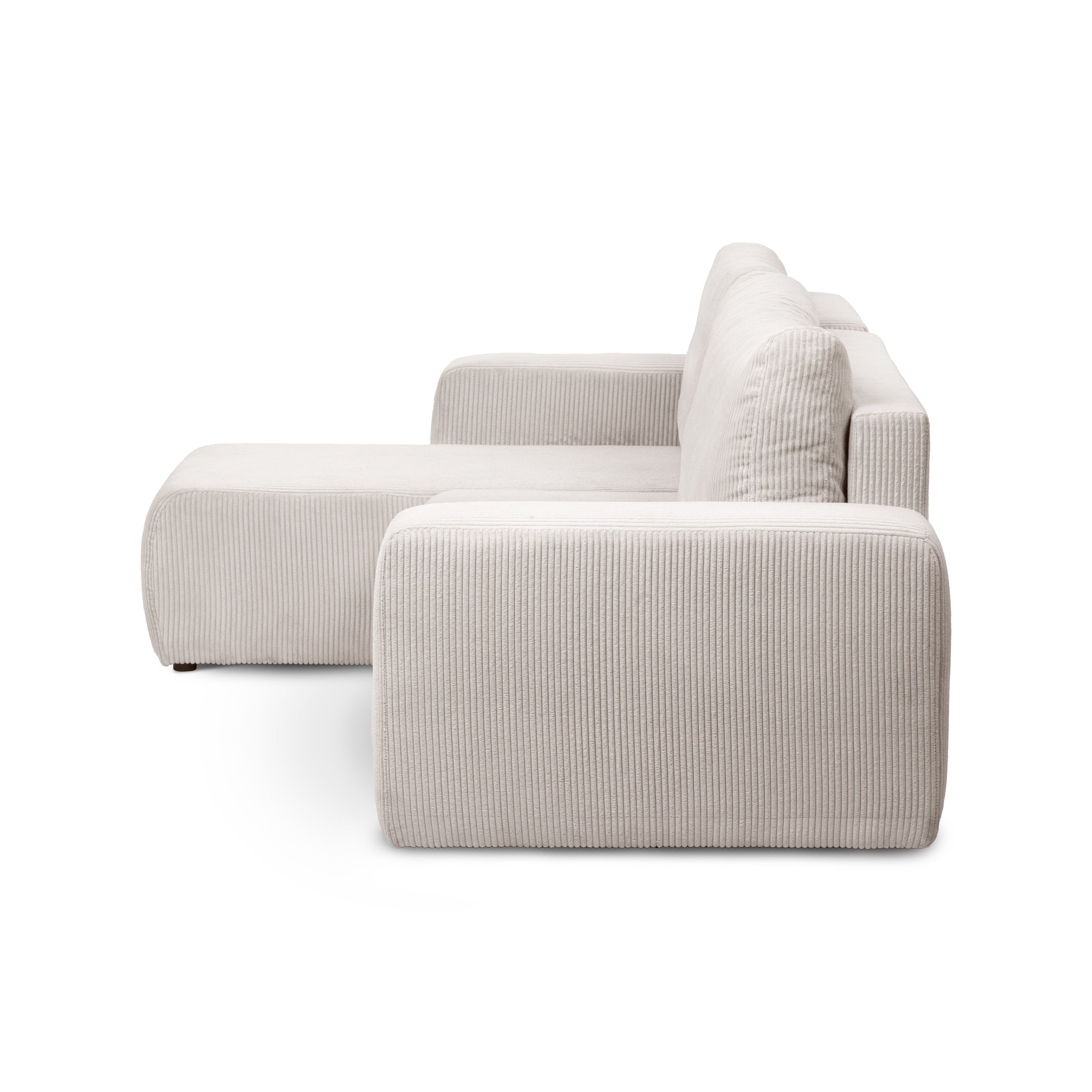 Narożnik uniwersalny z funkcją spania 3-osobowy 200x142–154 w stylu loft | Kingi