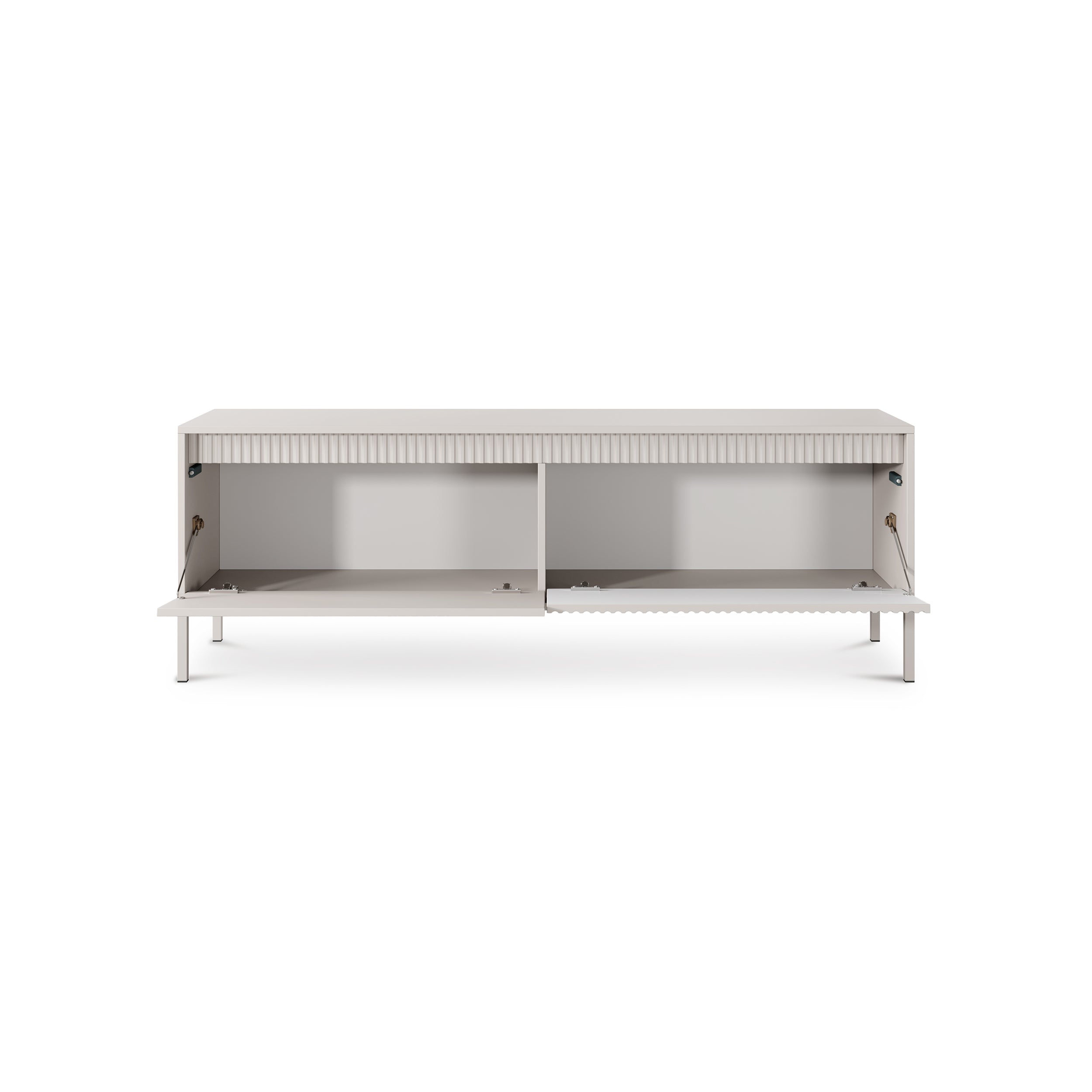 Szafka RTV 154x53 w stylu japandi | Senra