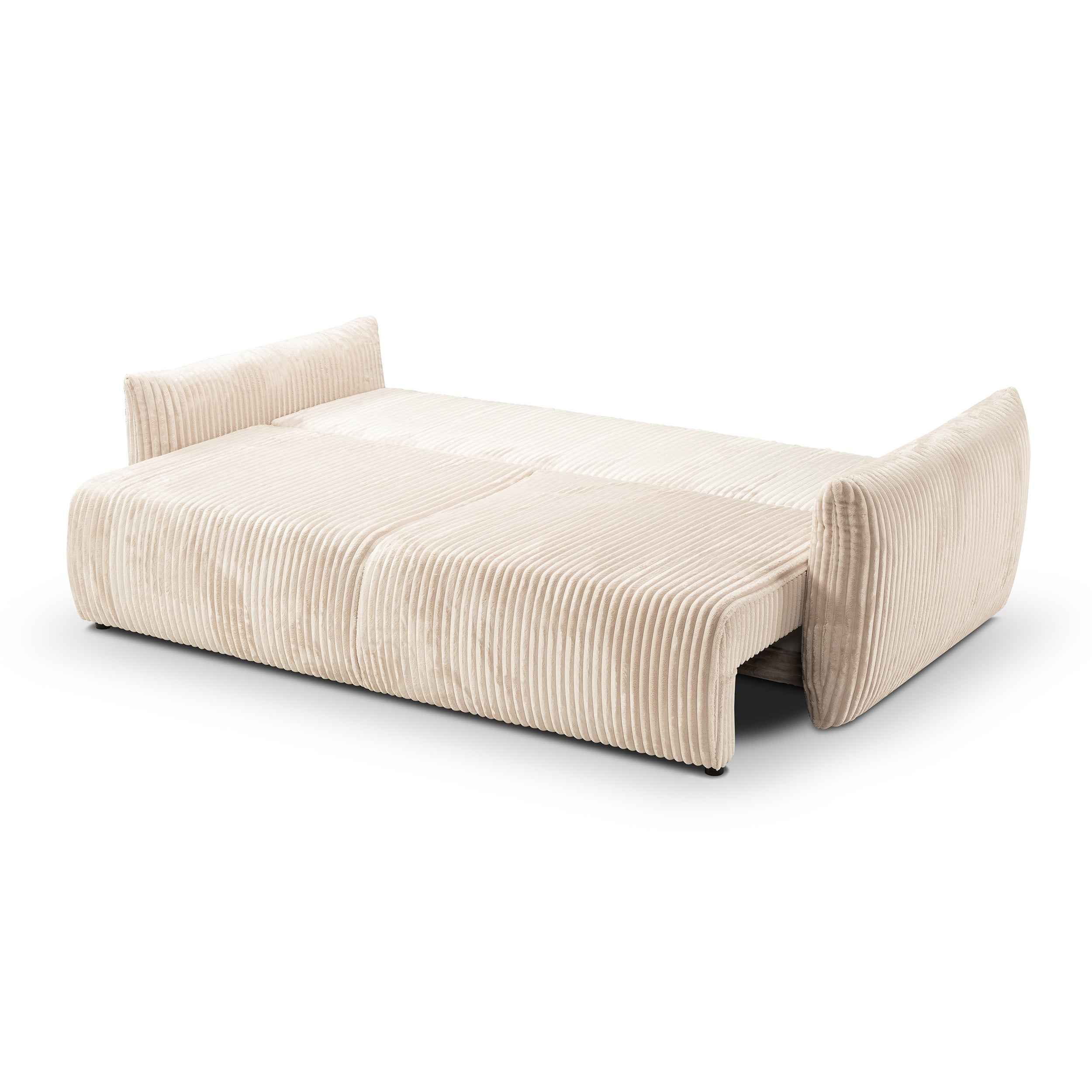 Sofa 3-osobowa z funkcją spania 145x200 z pojemnikiem w stylu nowoczesnym | ALLORO