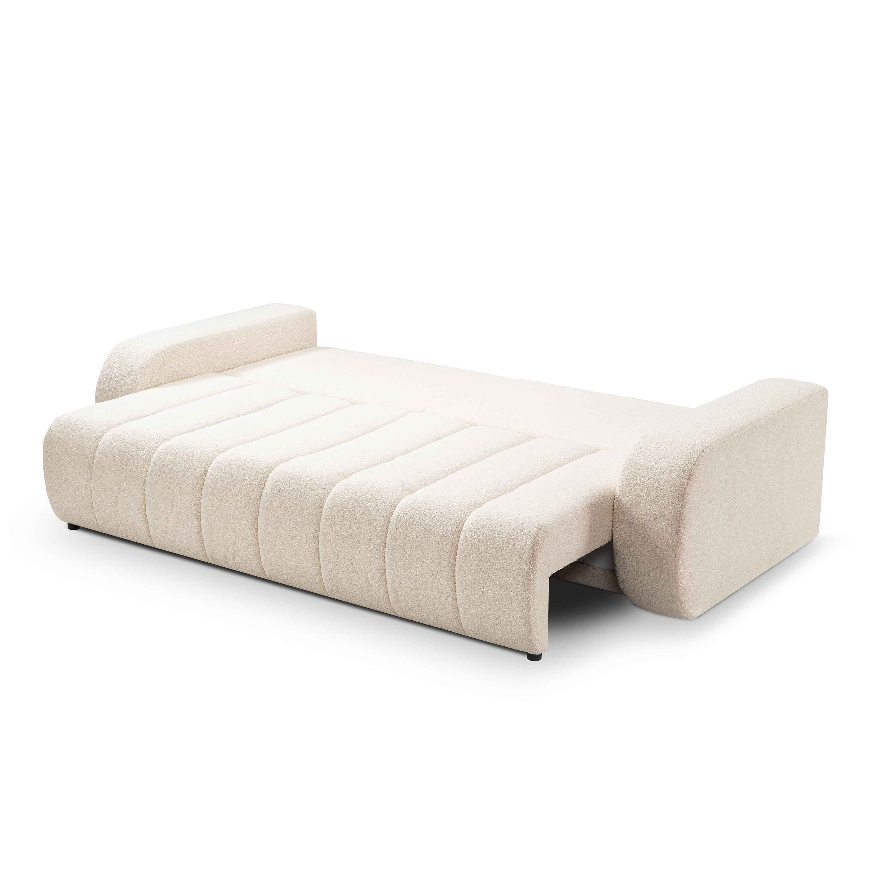 Sofa 3-osobowa z funkcją spania 144x200 w stylu skandynawskim | BALOA
