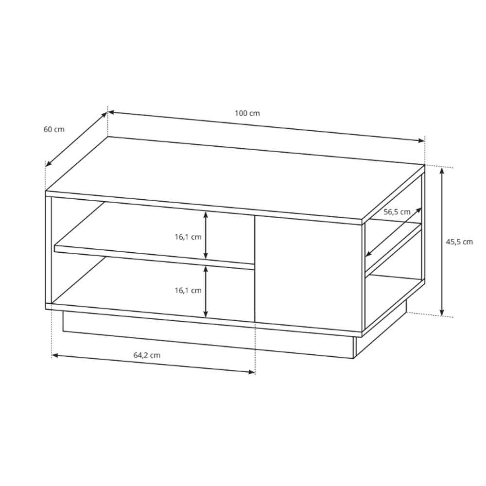 Stolik kawowy 100x46 w stylu nowoczesnym | Armelia