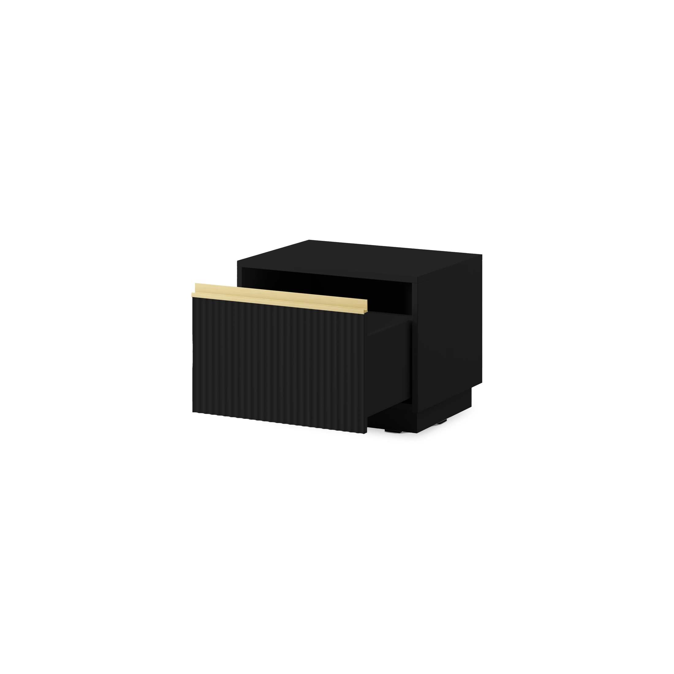 Szafka nocna 54x42 cm w stylu glamour | Westa