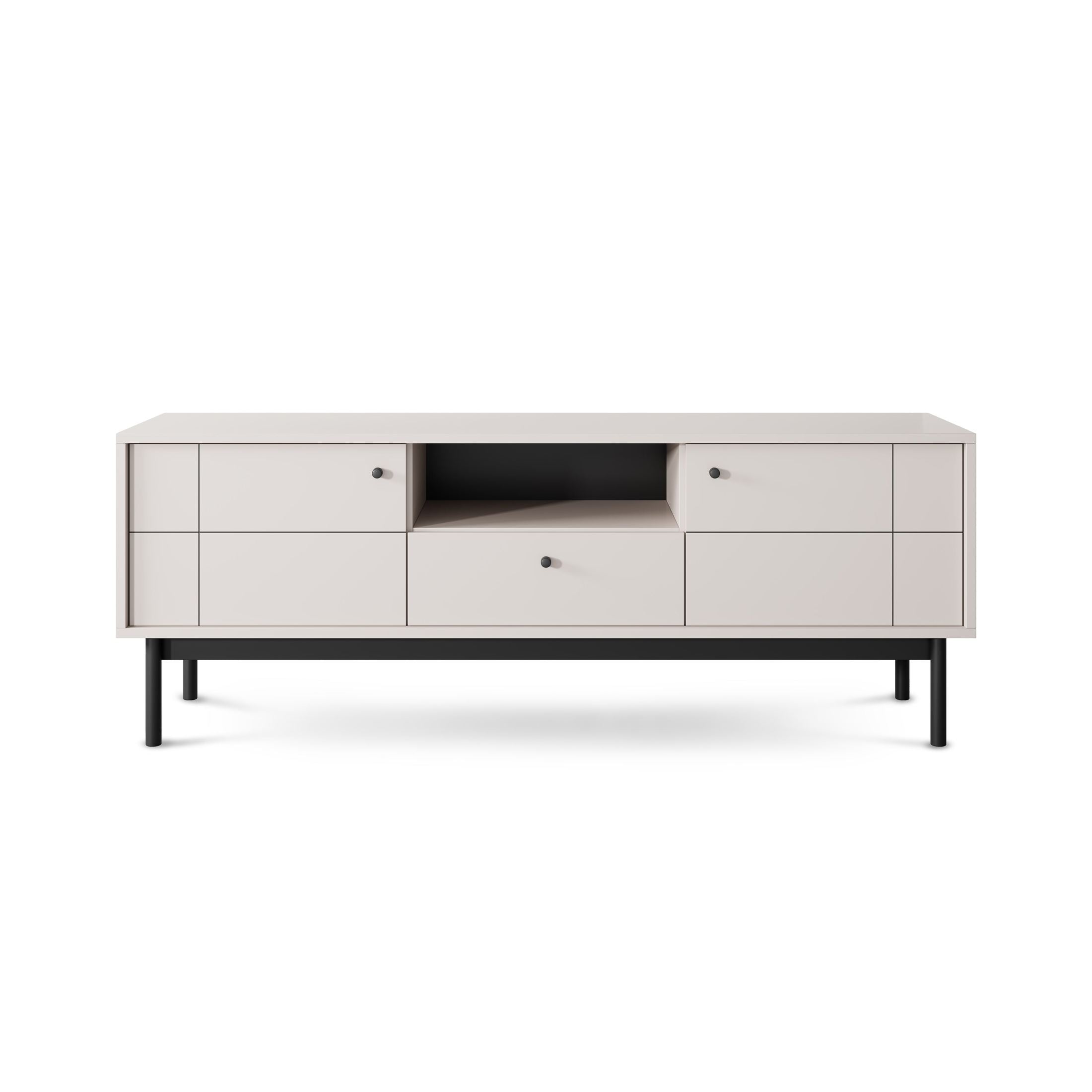 Szafka RTV 154x57 w stylu minimalistycznym | Sabi