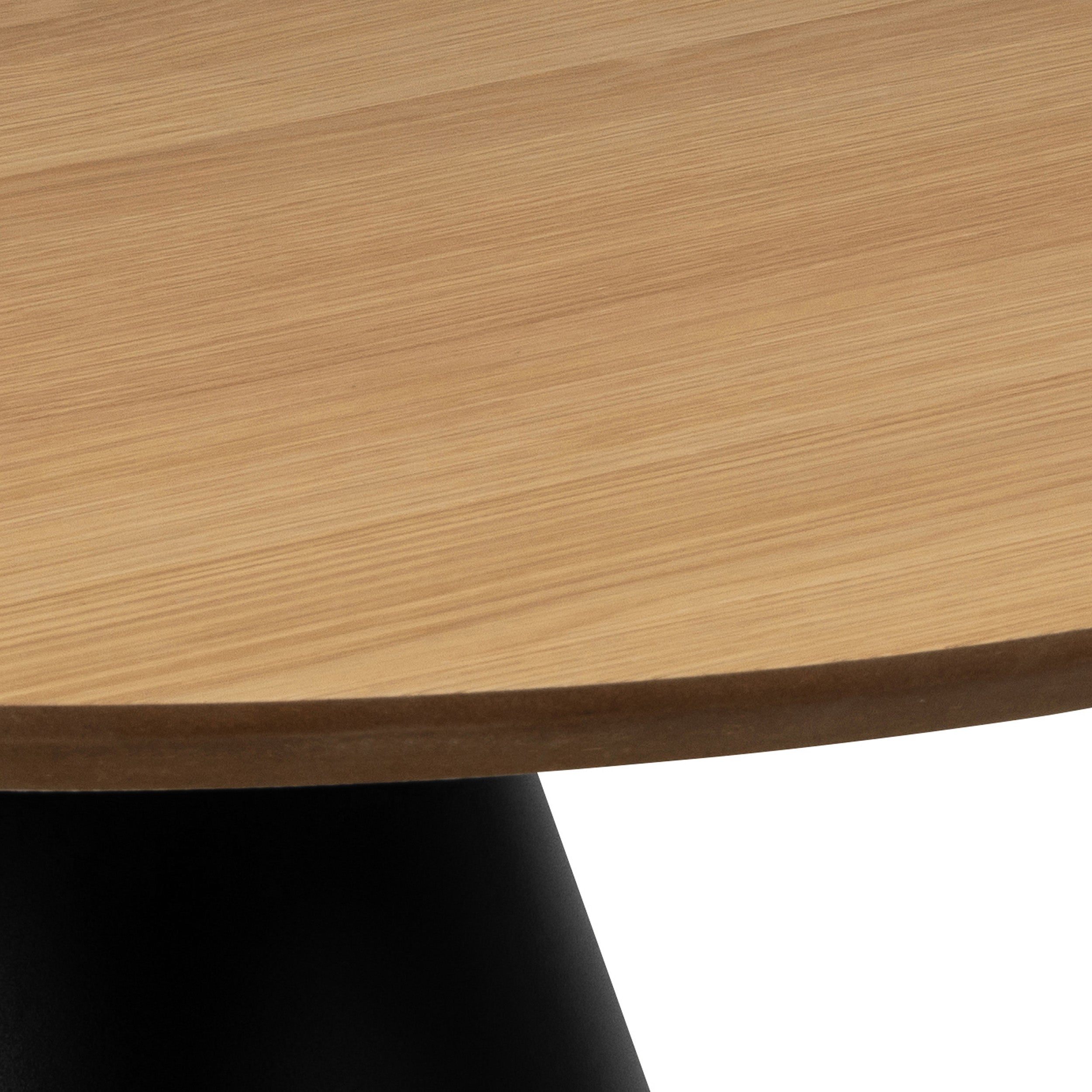 Okrągły stolik kawowy o średnicy 65 cm w stylu soft loft | Talin