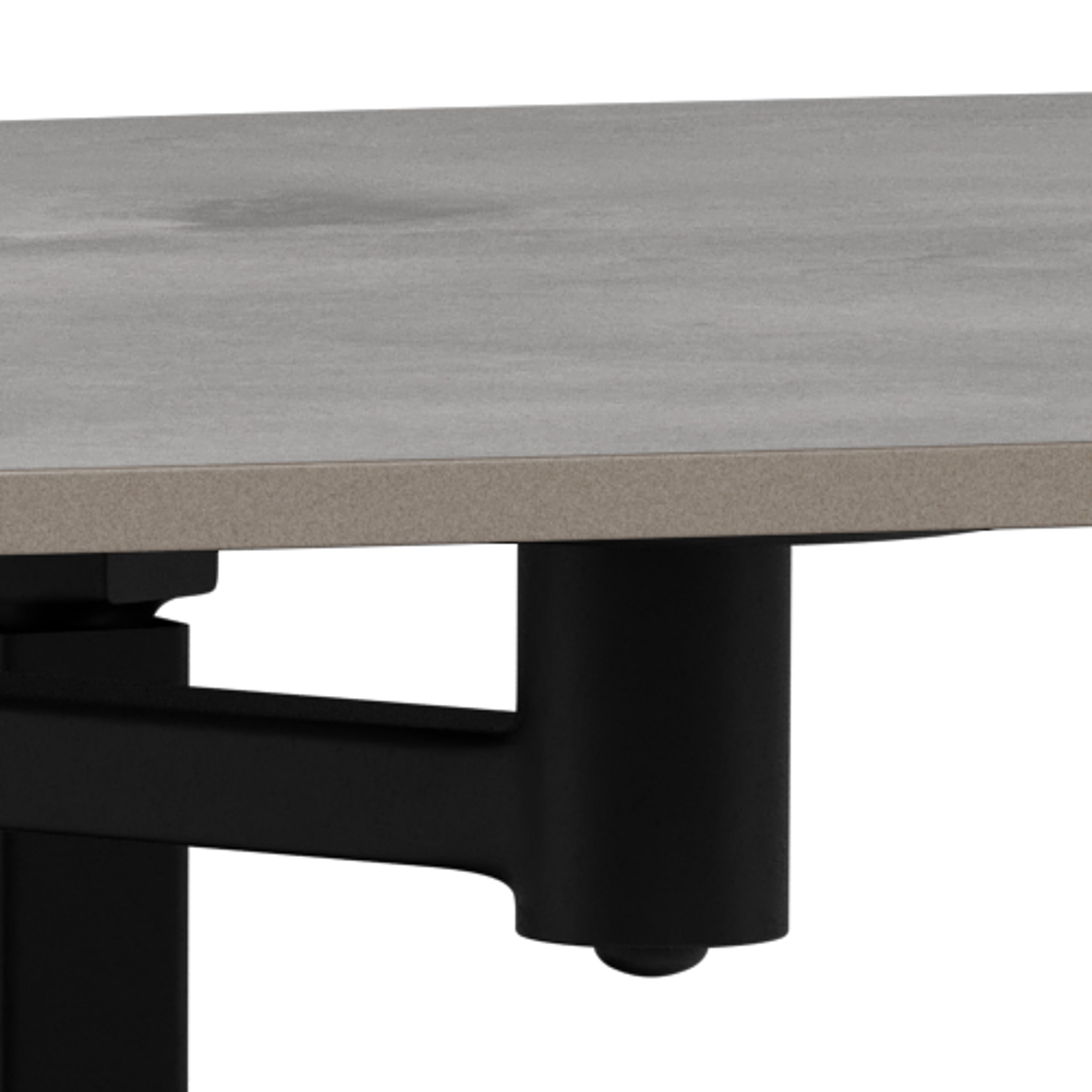Stolik kawowy z obrotowym blatem 128 × 40 cm w stylu loftowym | Dualis