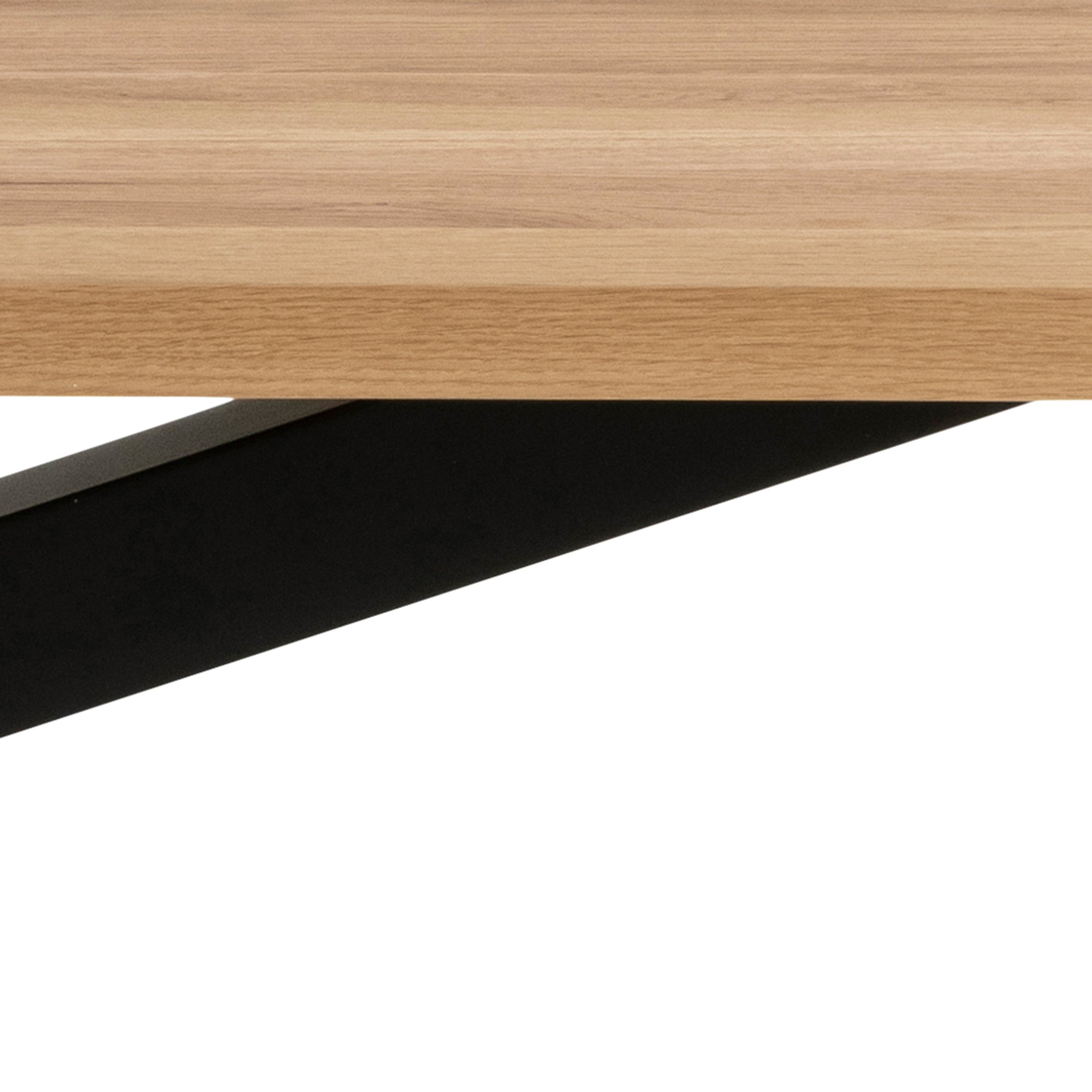 Stół do jadalni 220x76 w stylu industrialnym | Oryss Oak