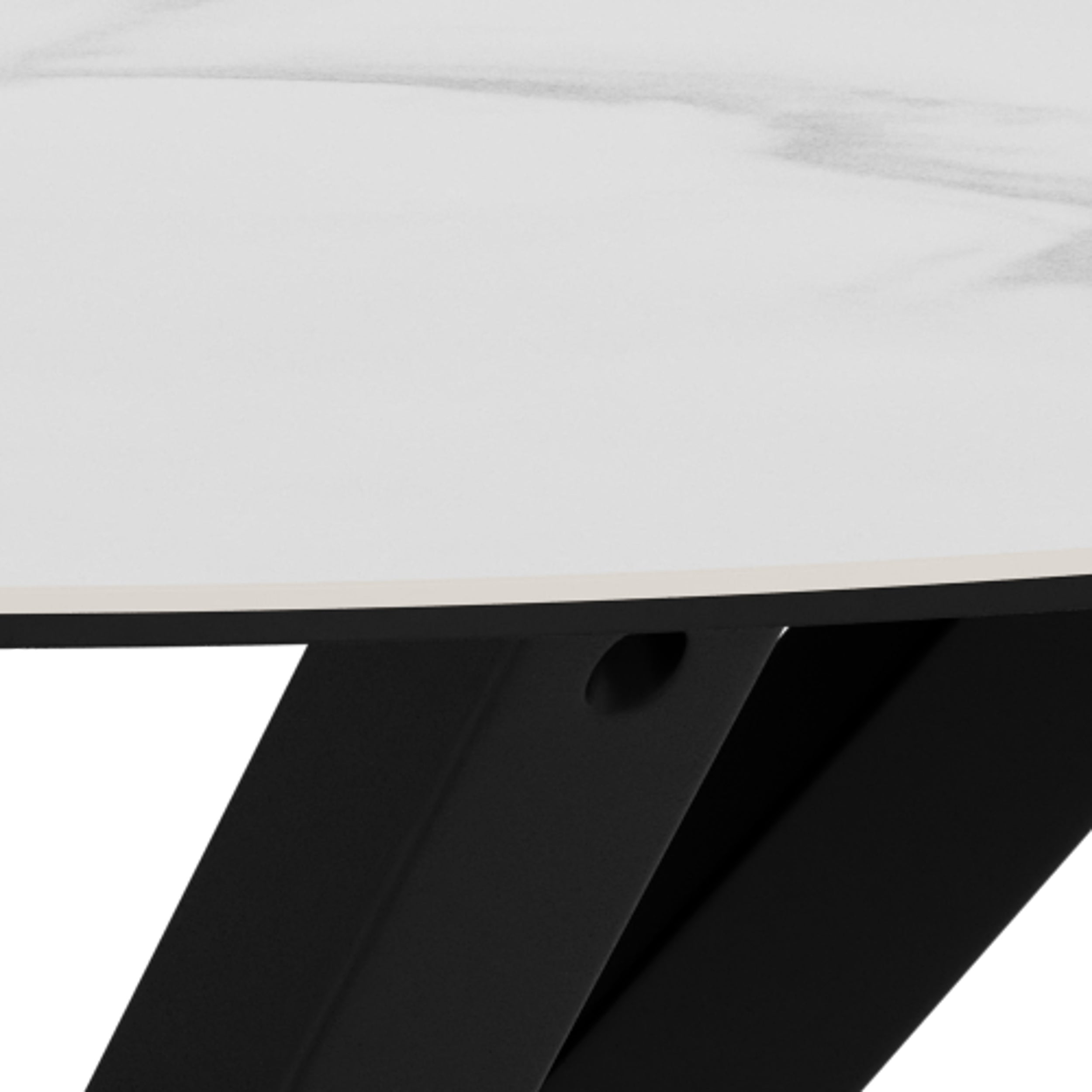 Okrągły stół do jadalni 119x76 w stylu nowoczesnym | Stela