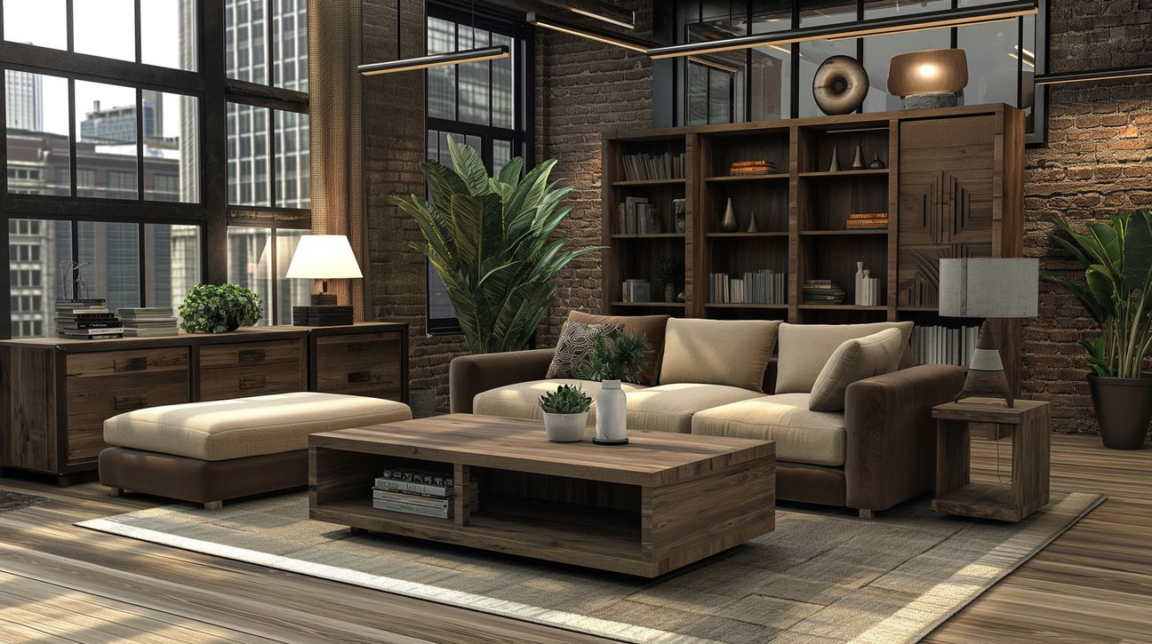 Ciemne drewno wraca do łask – jak wprowadzić elegancję orzecha i dębu do wnętrz oraz ciemne meble do salonu