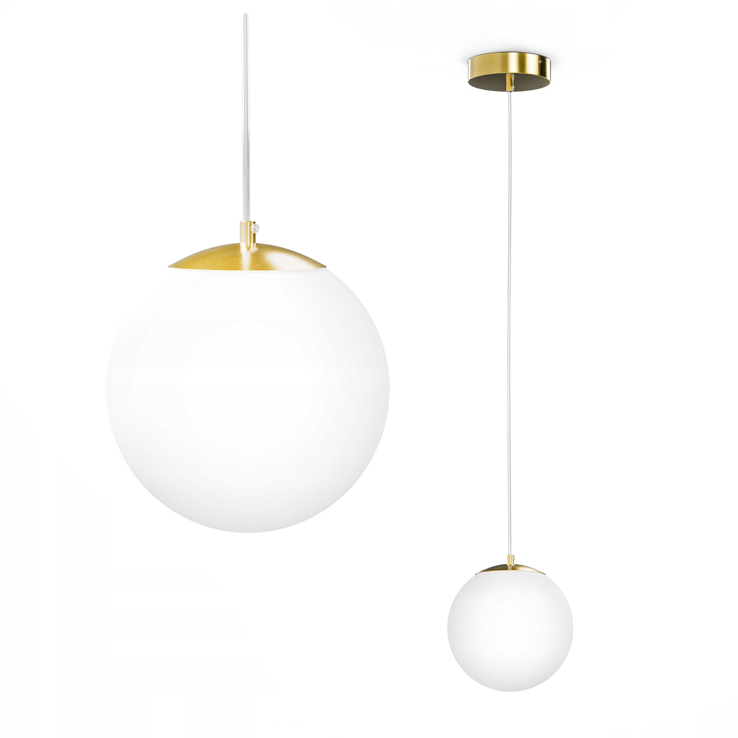 Lampa wisząca pojedyncza kula Orbitella