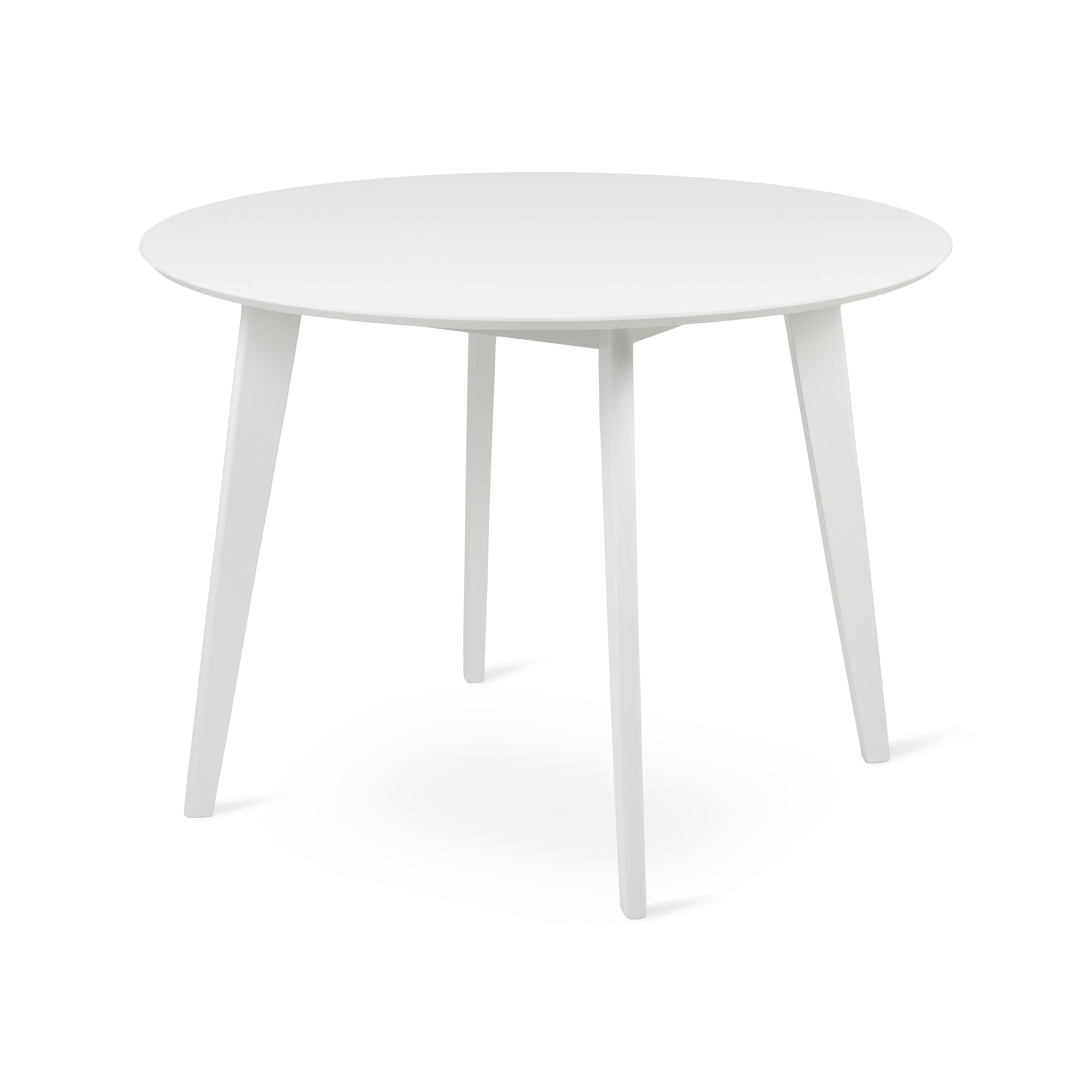 Okrągły stół do jadalni 105x76 w stylu skandynawskim | Krel Czysta Biel