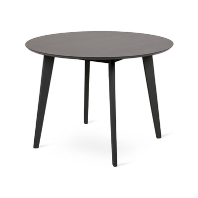 Okrągły stół do jadalni 105x76 w stylu skandynawskim | Krel Matowa Czerń