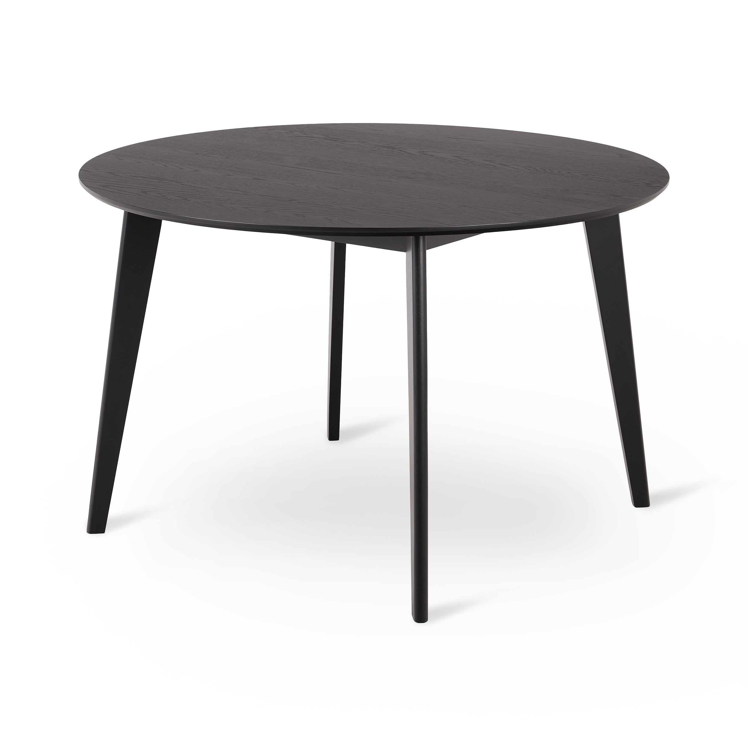 Okrągły stół 120x76 do jadalni w stylu japandi - funkcjonalny, minimalistyczna forma | Krel Matowa Czerń