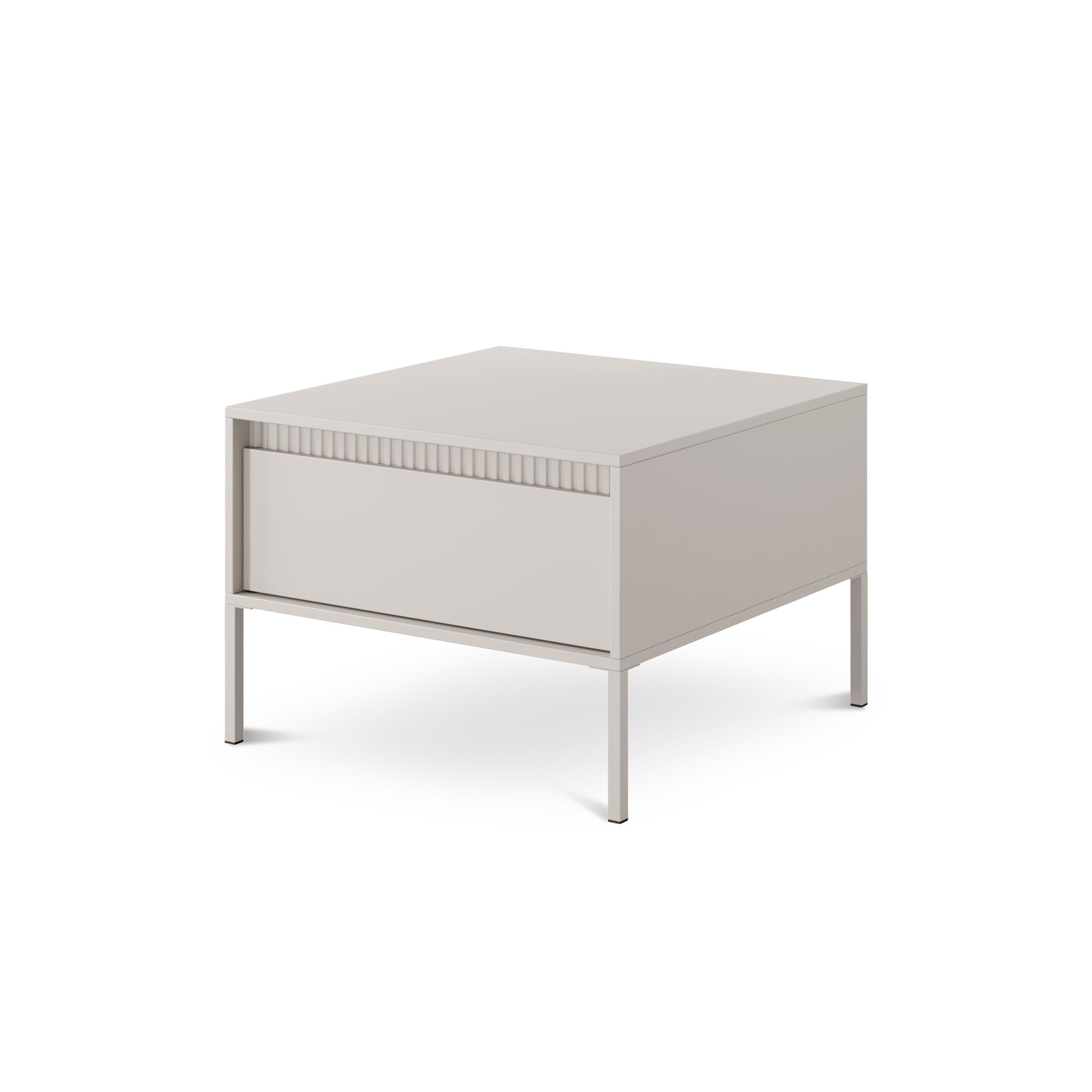 Stolik kawowy 68x48 z szufladą w stylu minimalistycznym | Senra