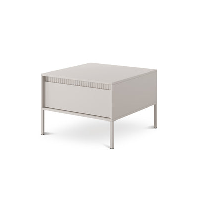 Stolik kawowy 68x48 z szufladą w stylu minimalistycznym | Senra