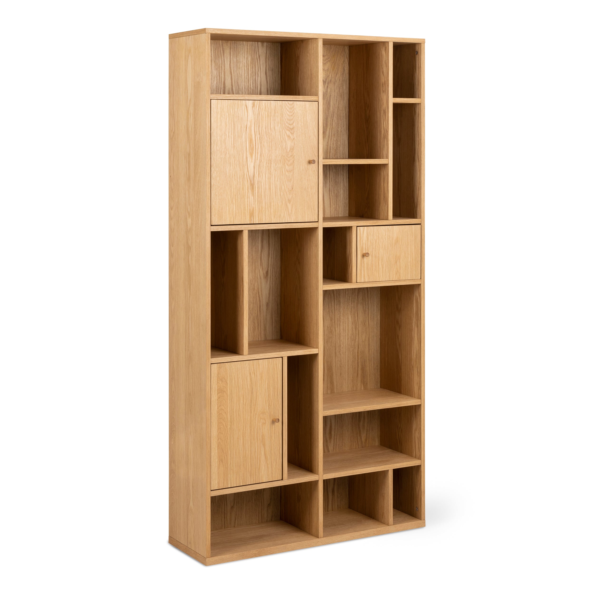 Regał do salonu 90x180 w stylu japandi | Asymo