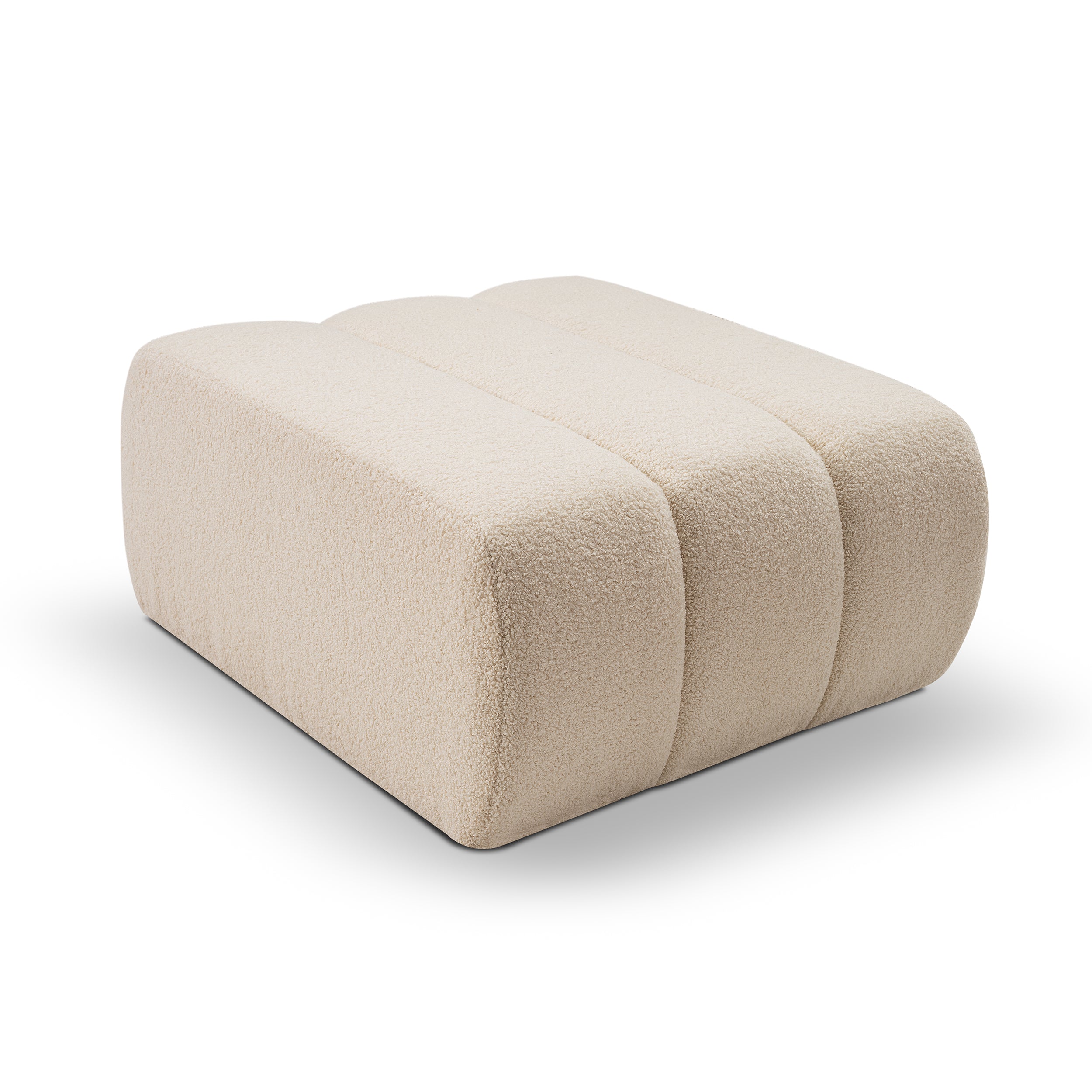 Pufa wypoczynkowa 82x41 cm w stylu organic modern | BALOA