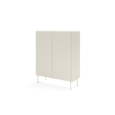 Komoda wysoka z drzwiami 99x123 w stylu nowoczesnym | MuzZI