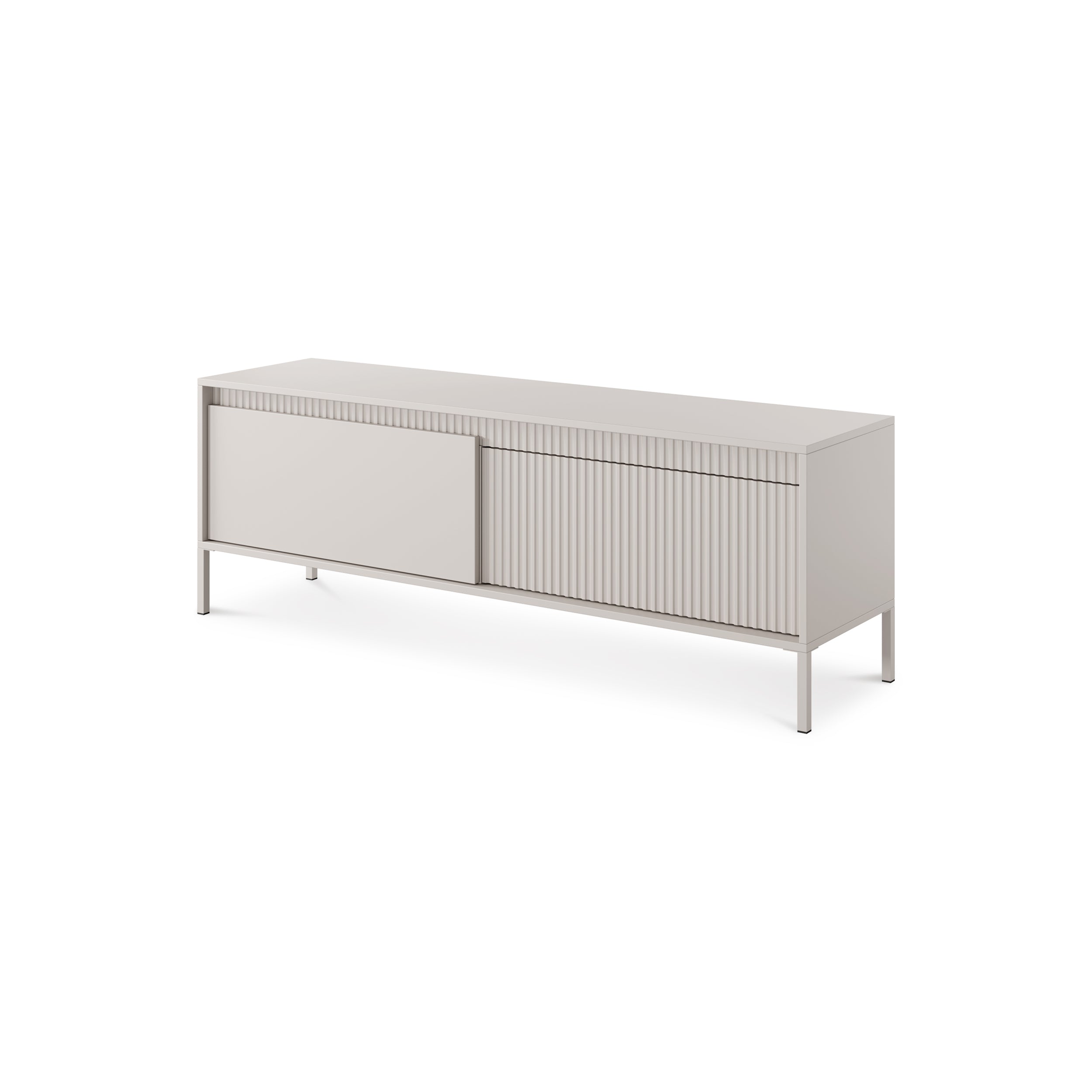 Szafka RTV 154x53 w stylu japandi | Senra