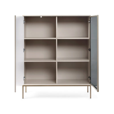 Komoda z drzwiami i szufladą 104x126 w stylu loft | Lampy