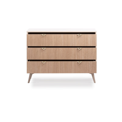 Komoda z szufladami 106x80 w stylu japandi | Mandala