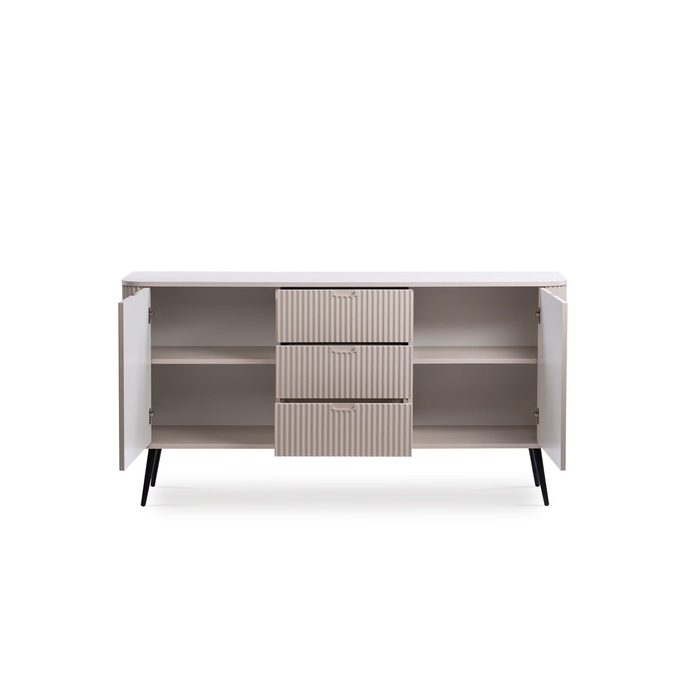 Komoda z drzwiami i szufladami 168x87 w stylu nowoczesnym | Eva