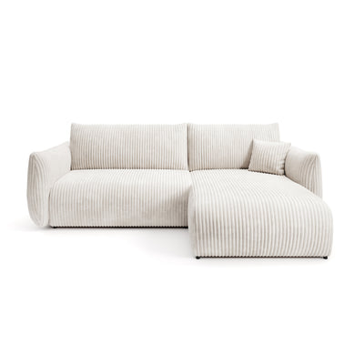 Narożnik z funkcją spania 257 cm w stylu nowoczesnym | ALLORO