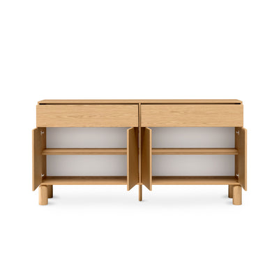 Komoda 4-drzwiowa 180x92 w stylu skandynawskim | FJORD