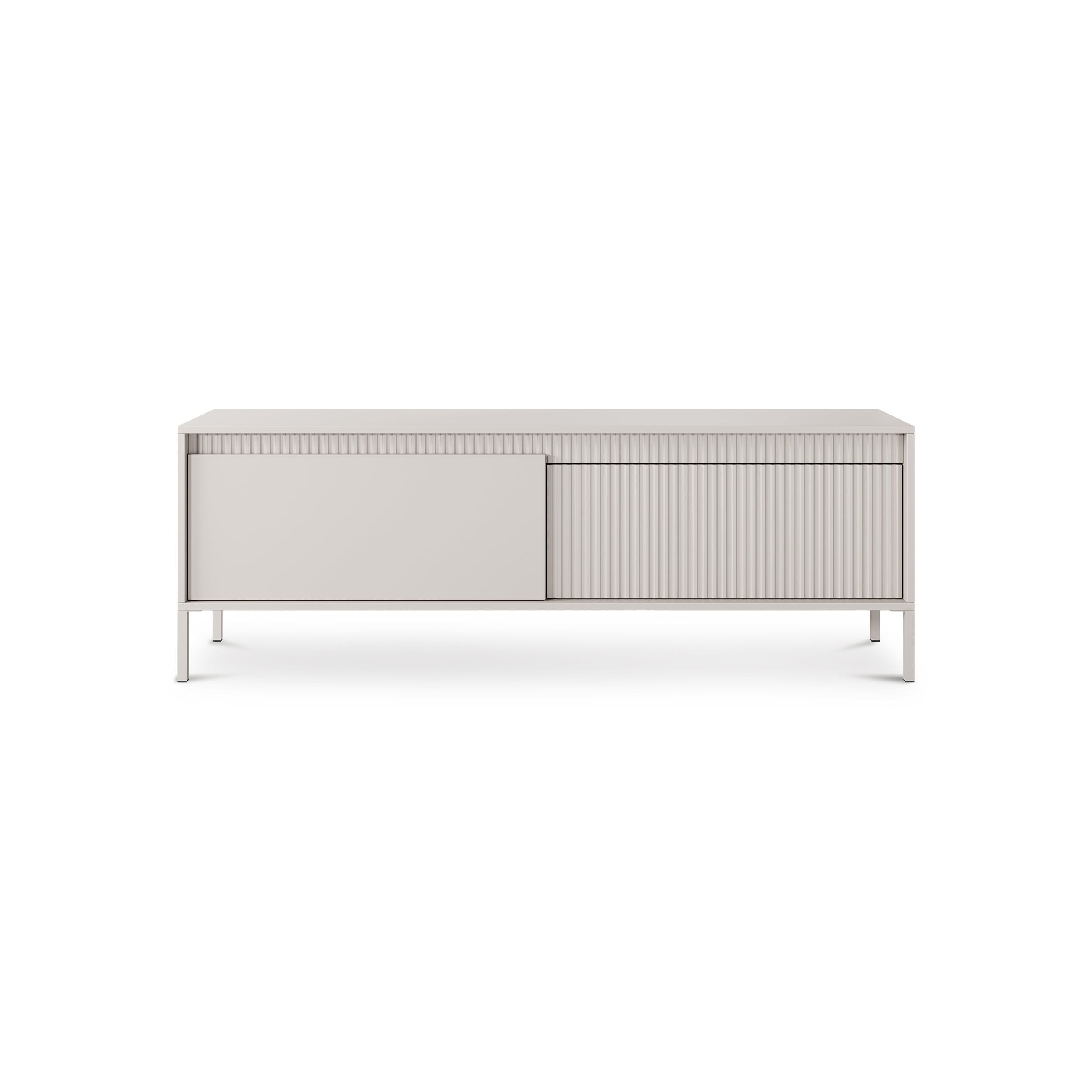 Szafka RTV 154x53 w stylu japandi | Senra