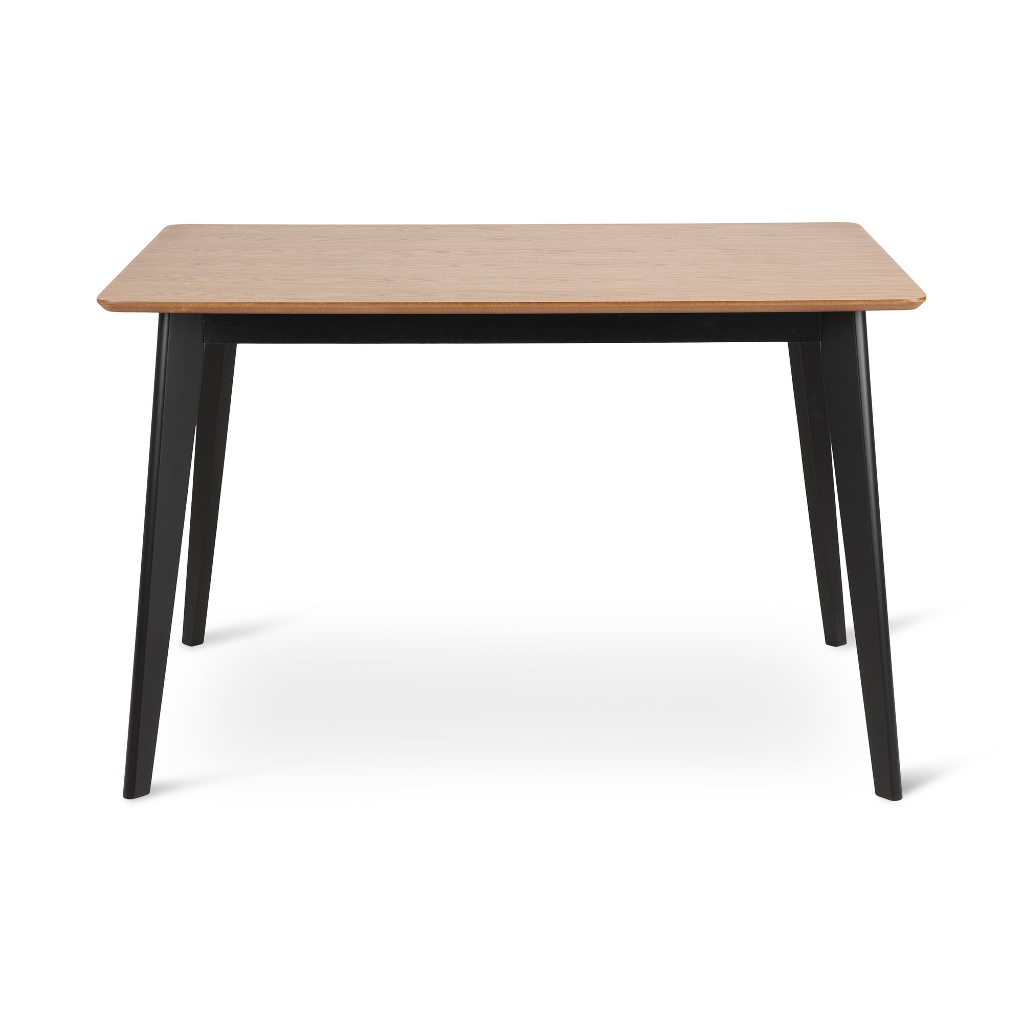 Stół do jadalni 120x80 w stylu skandynawskim - drewniany blat, matowe wykończenie | Krel
