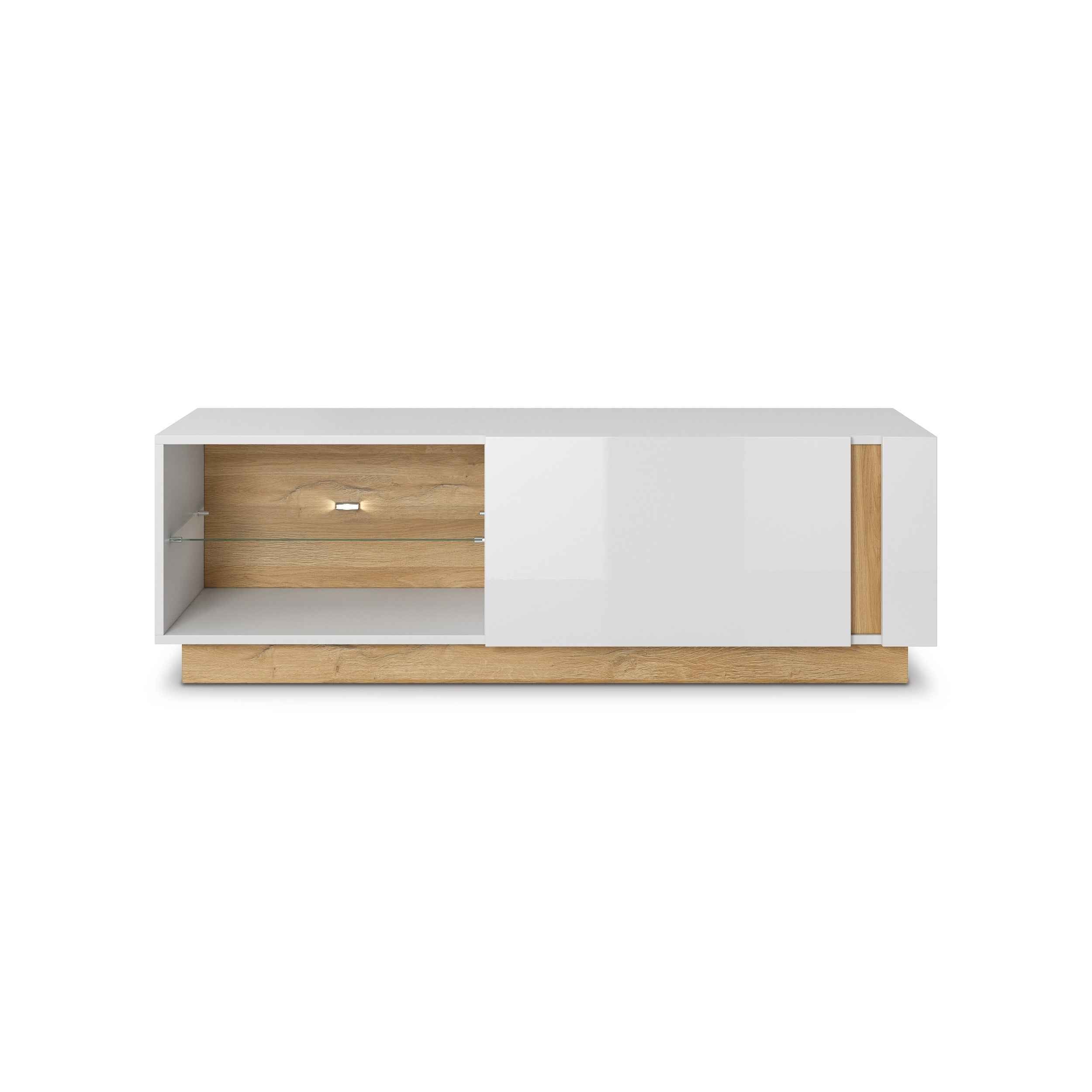 Szafka RTV 138x46 w stylu glamour | Armelia