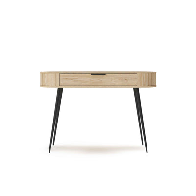Toaletka z szufladą 120x80 w stylu japandi | Llovia