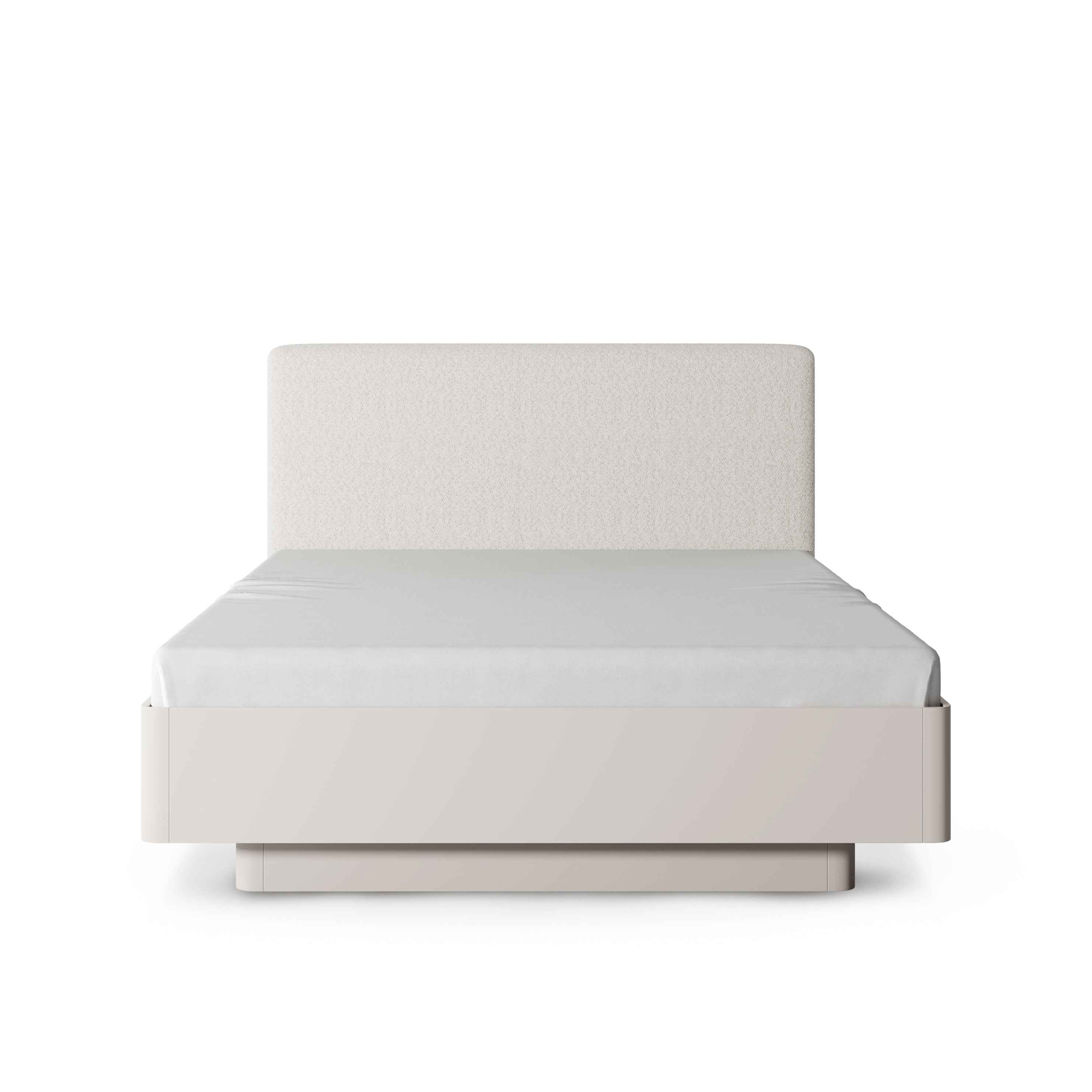 Łóżko tapicerowane z pojemnikiem 160x200 w stylu modern | Laanti
