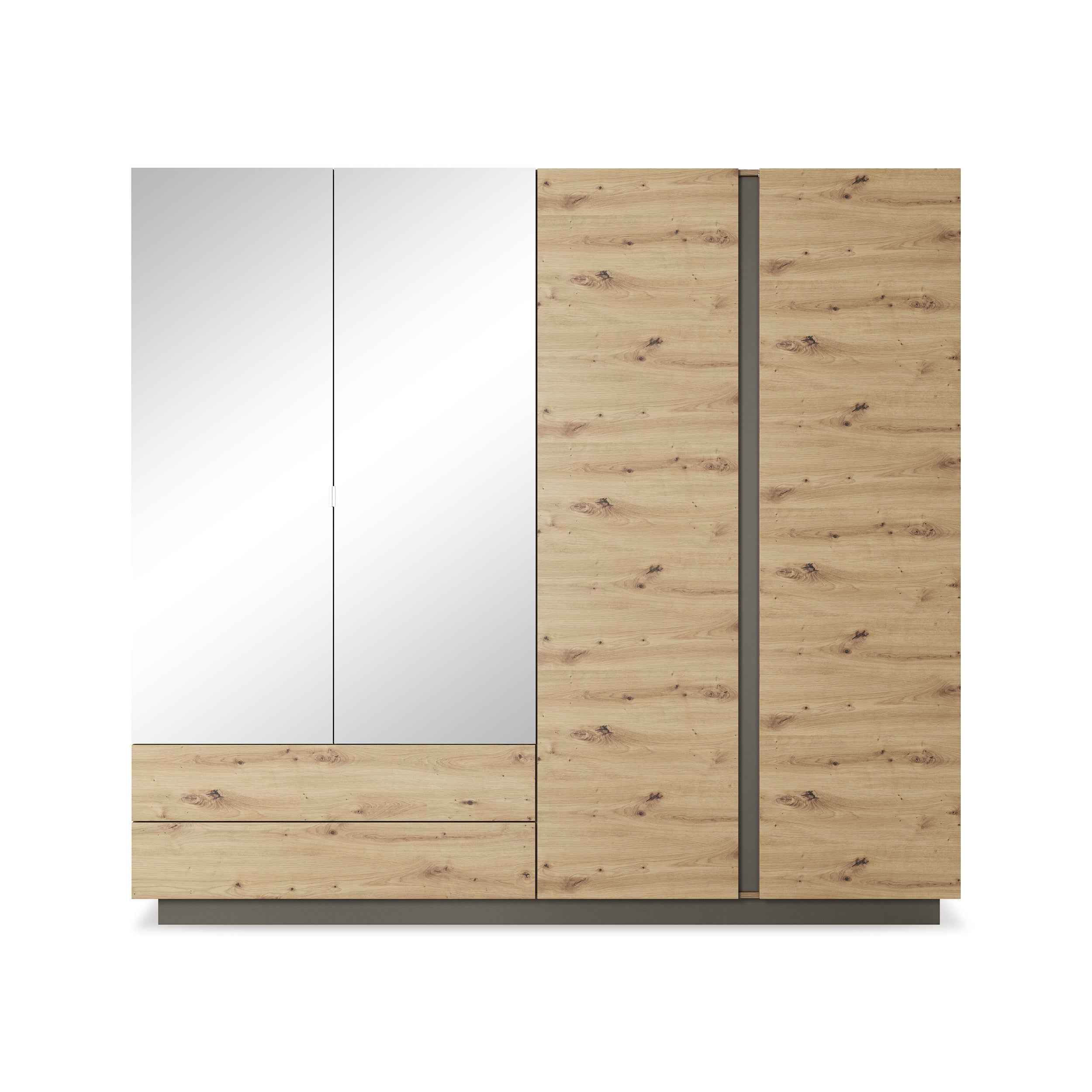 Szafa 4-drzwiowa 220x202 cm w stylu nowoczesnym | Armelia