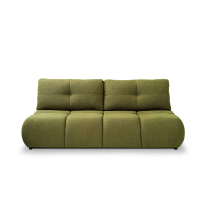 Sofa 3-osobowa z funkcją spania 142x200 w stylu miękkiego minimalizmu| Milorya