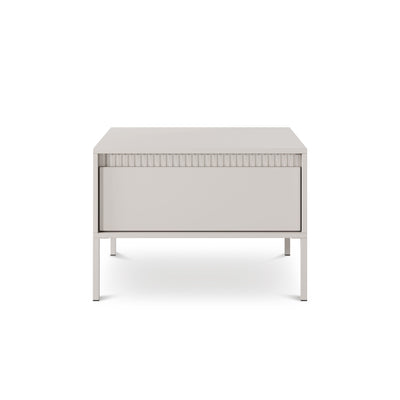 Stolik kawowy 68x48 z szufladą w stylu minimalistycznym | Senra