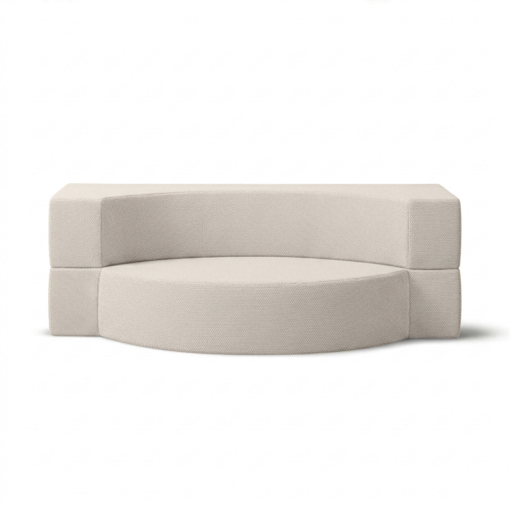 Sofa ogrodowa piankowa 200x100x70 cm w stylu japandi, tkanina outdoorowa Harris | Lunaria