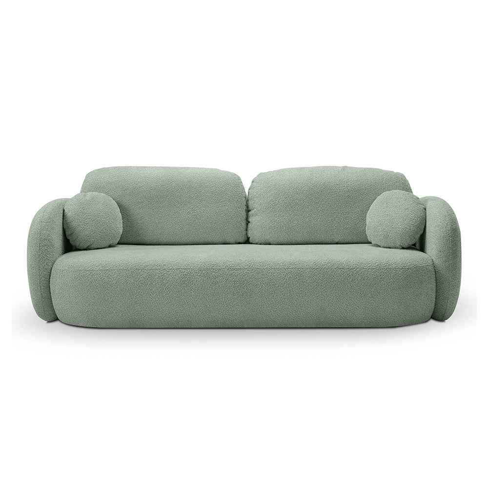 Sofa z funkcją spania 142x200 w stylu nowoczesnym, tkanina Abriamo | OLEMO