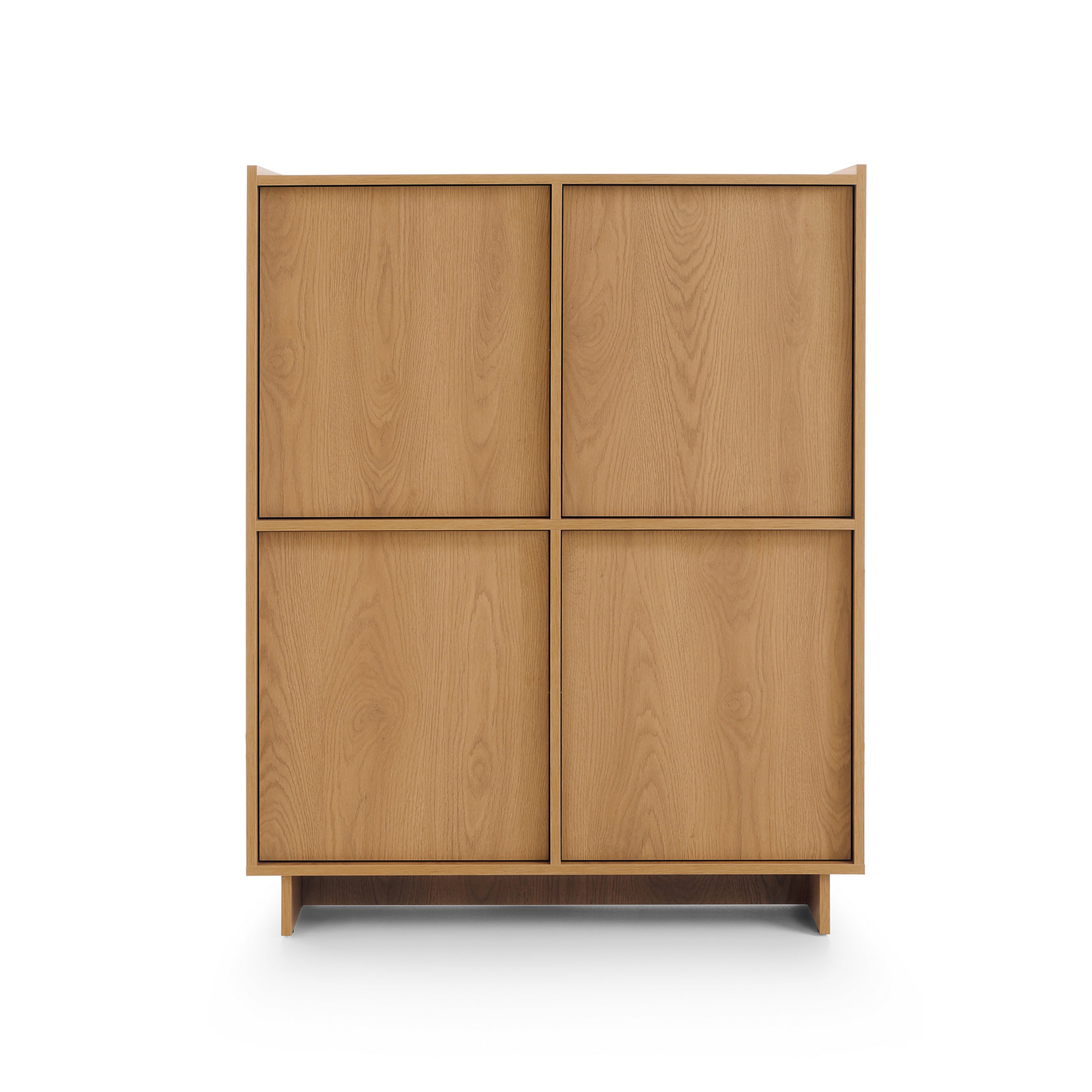 Komoda 98x124 z półkami w stylu japandi | Kiyro